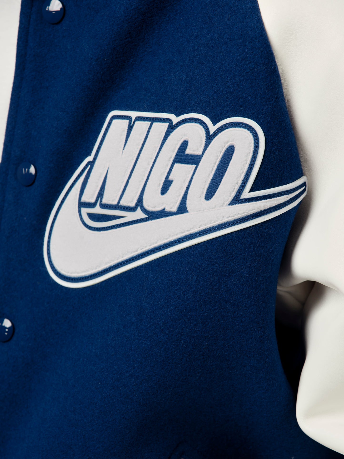 M NRG NIGO VRSTY JKT (BLUE VOID/WHITE/WHITE)