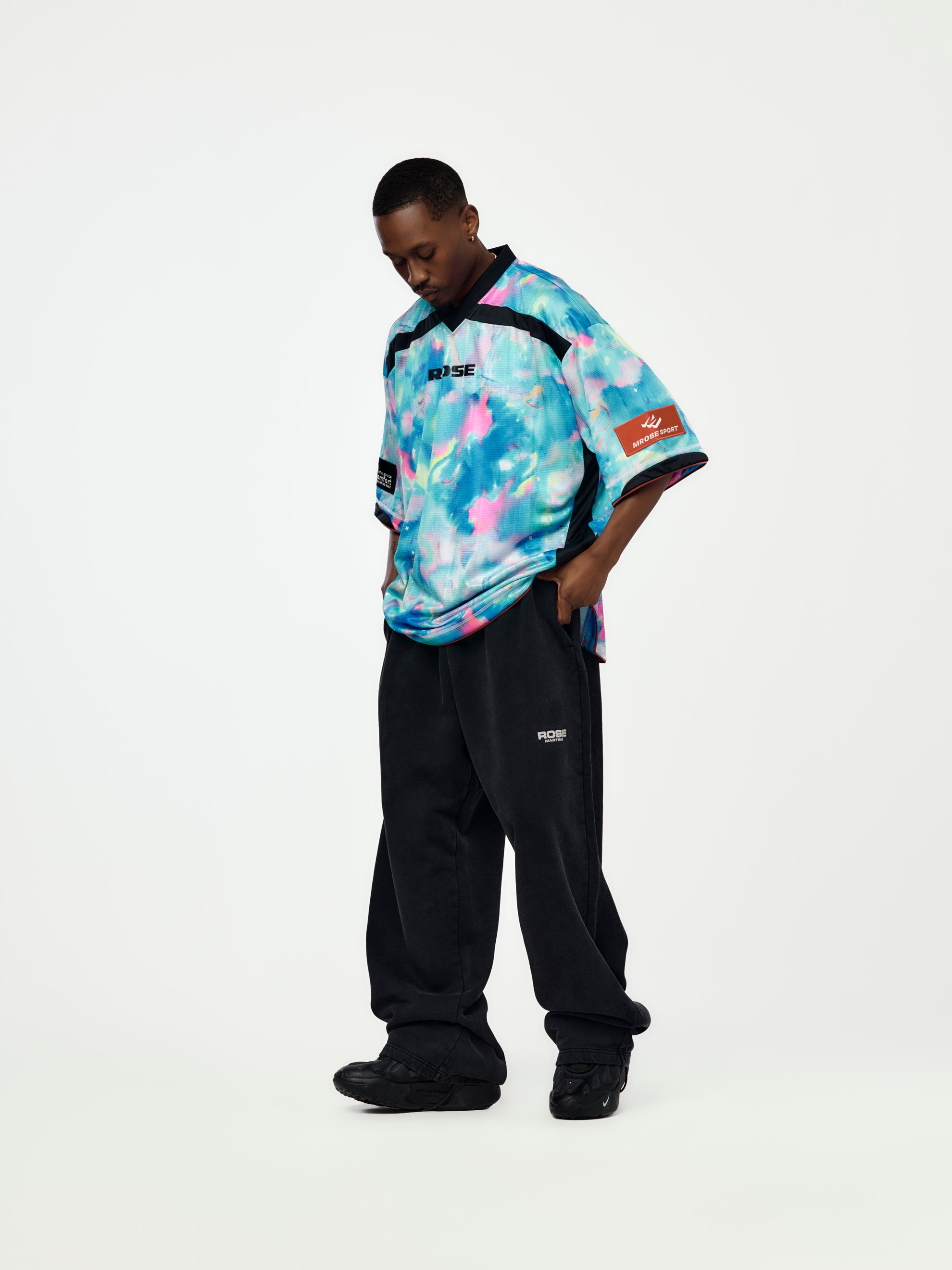 Martine Rose Printed Football Top (Blue) - UNION LOS ANGELES