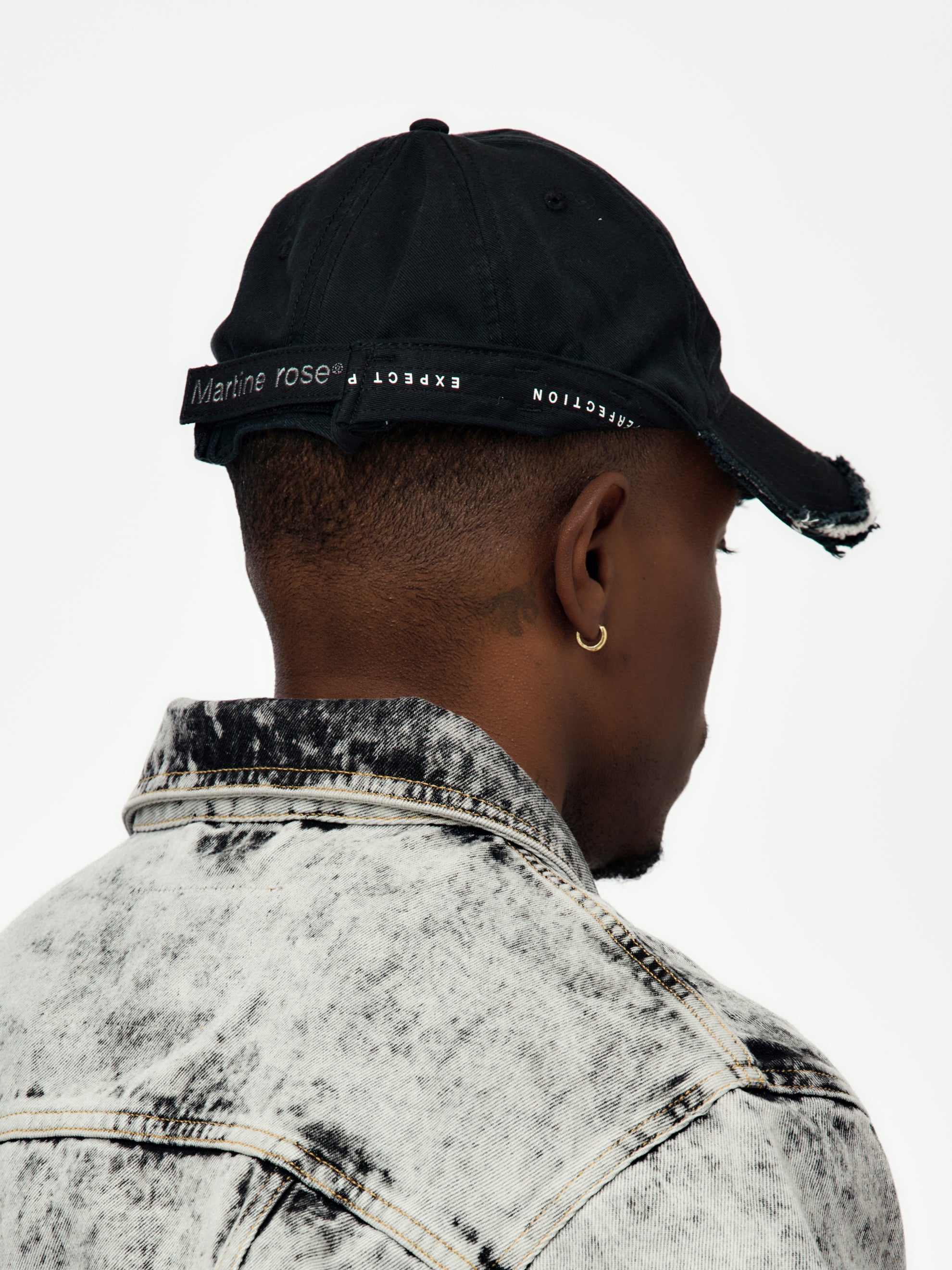 Martine Rose Roll Back Cap (Black) - UNION LOS ANGELES