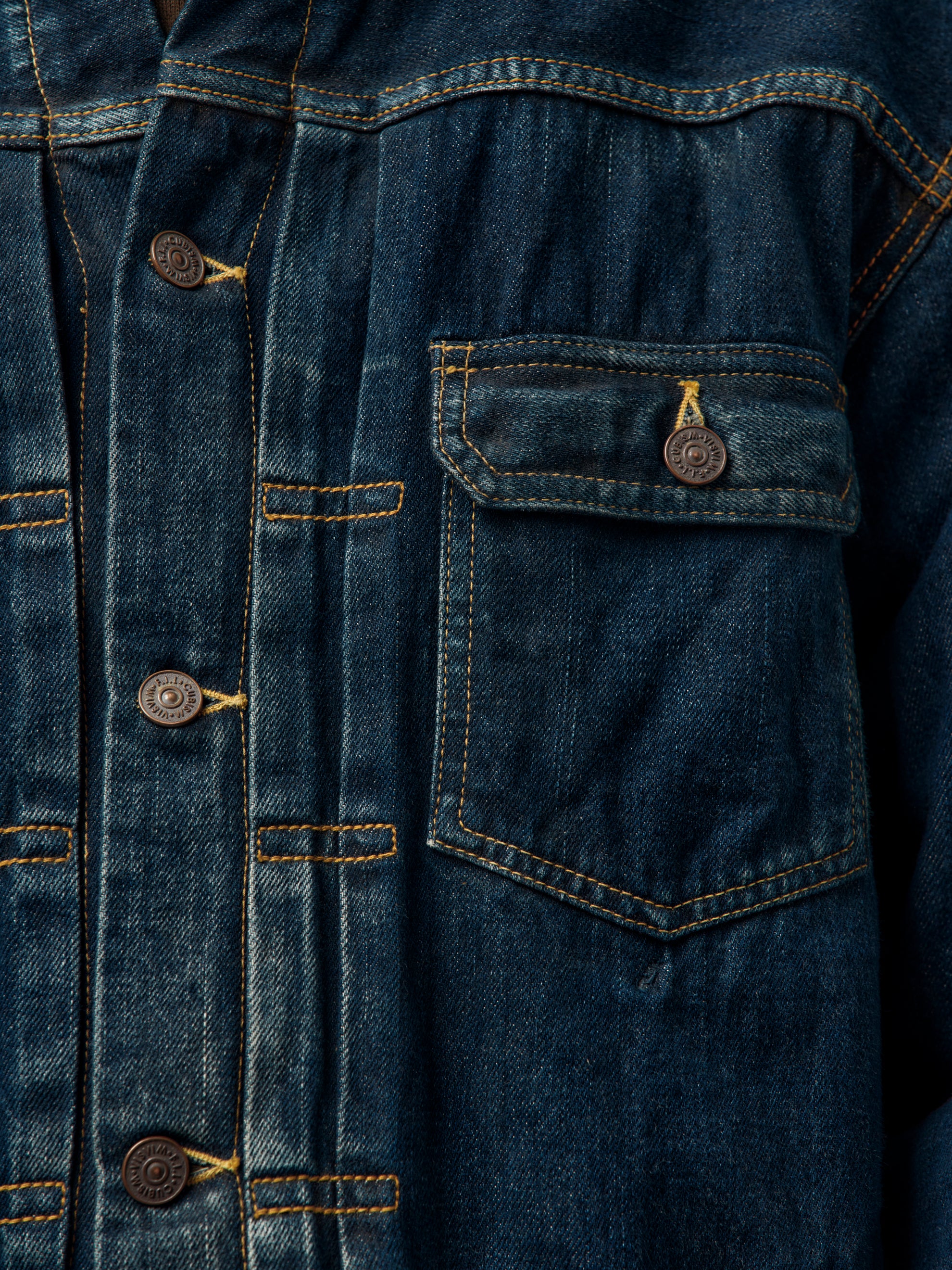 Visvim SS 101X JACKET DMGD (Mud Olive Drab) - UNION LOS ANGELES