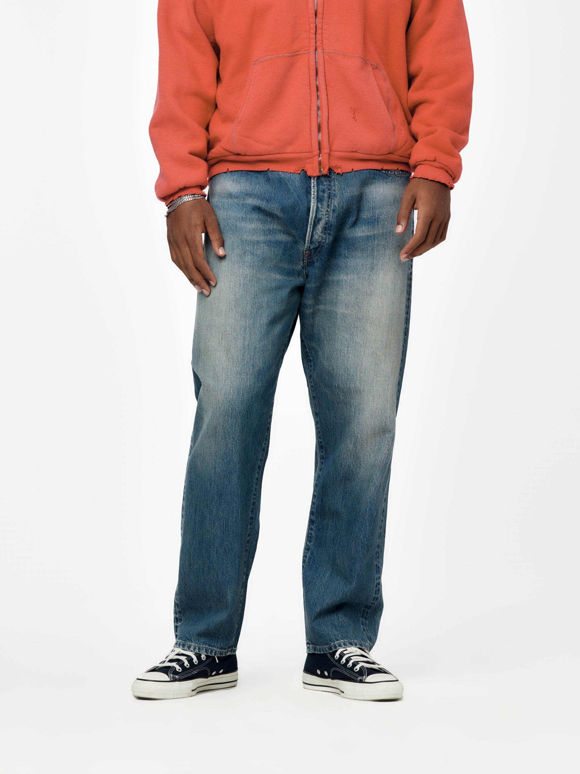 A.PRESSE No.22 Washed Wide Denim Pants (Indigo 1) SIS - UNION LOS