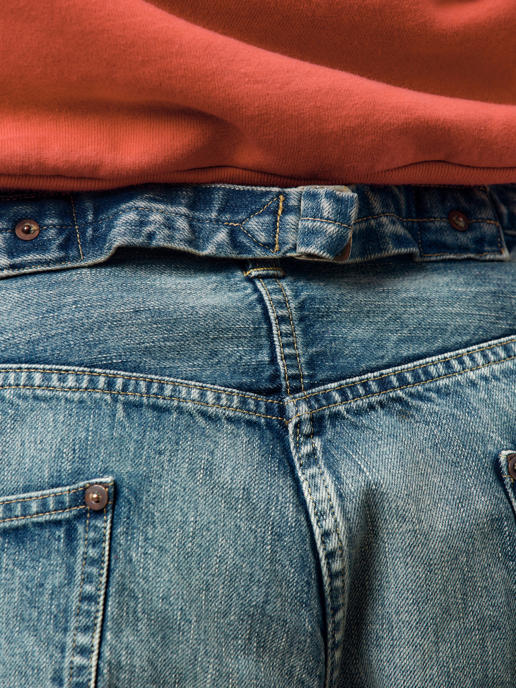 A.PRESSE No.22 Washed Wide Denim Pants (Indigo 1) SIS - UNION LOS