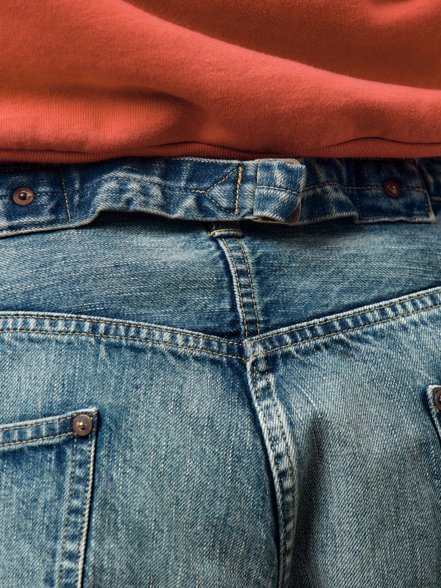 Vintage Zip Sweat Hoodie (Red)