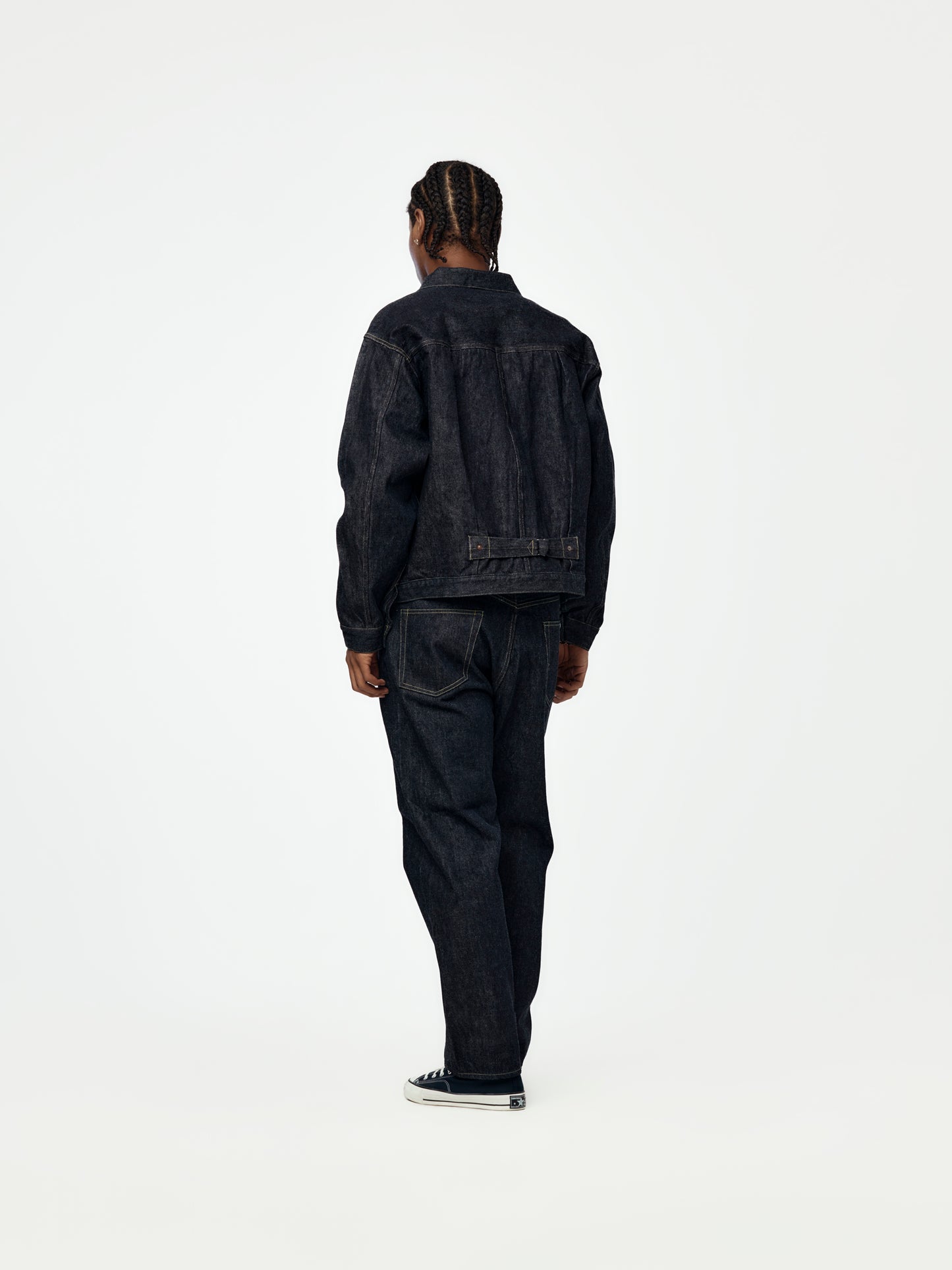 Washed Denim Wide Pants (Indigo) SIS