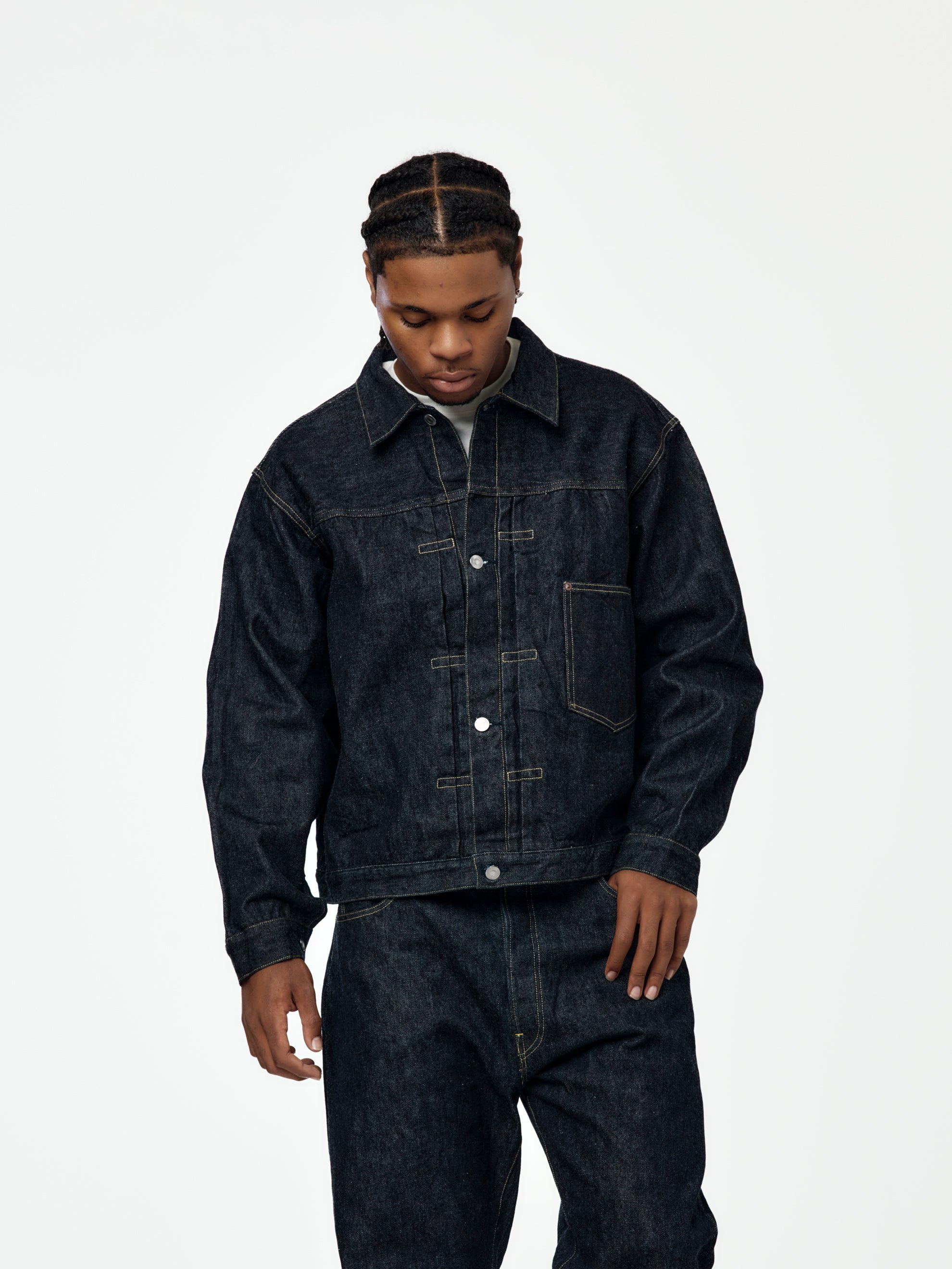 A.PRESSE 1st Type Denim Jacket (Indigo) - UNION LOS ANGELES
