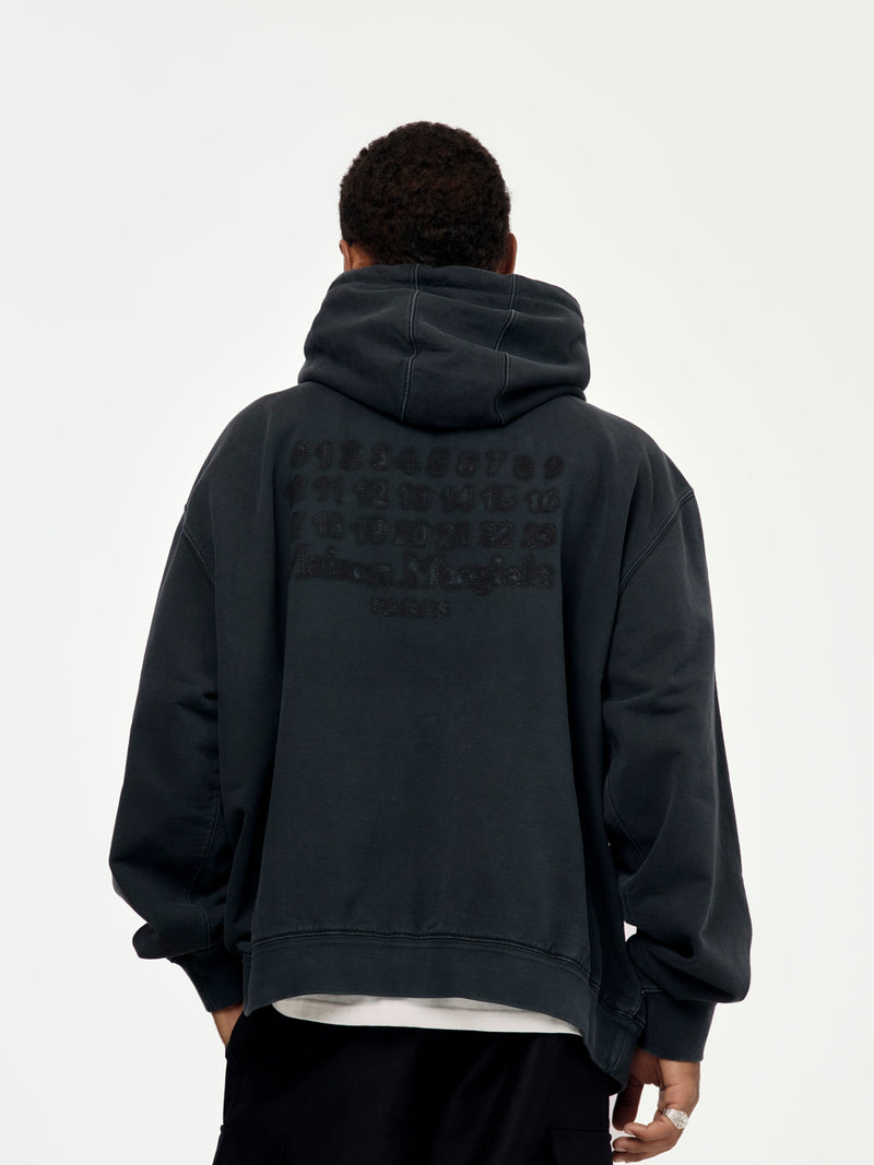 Zip Sweatshirt (Washed Black)