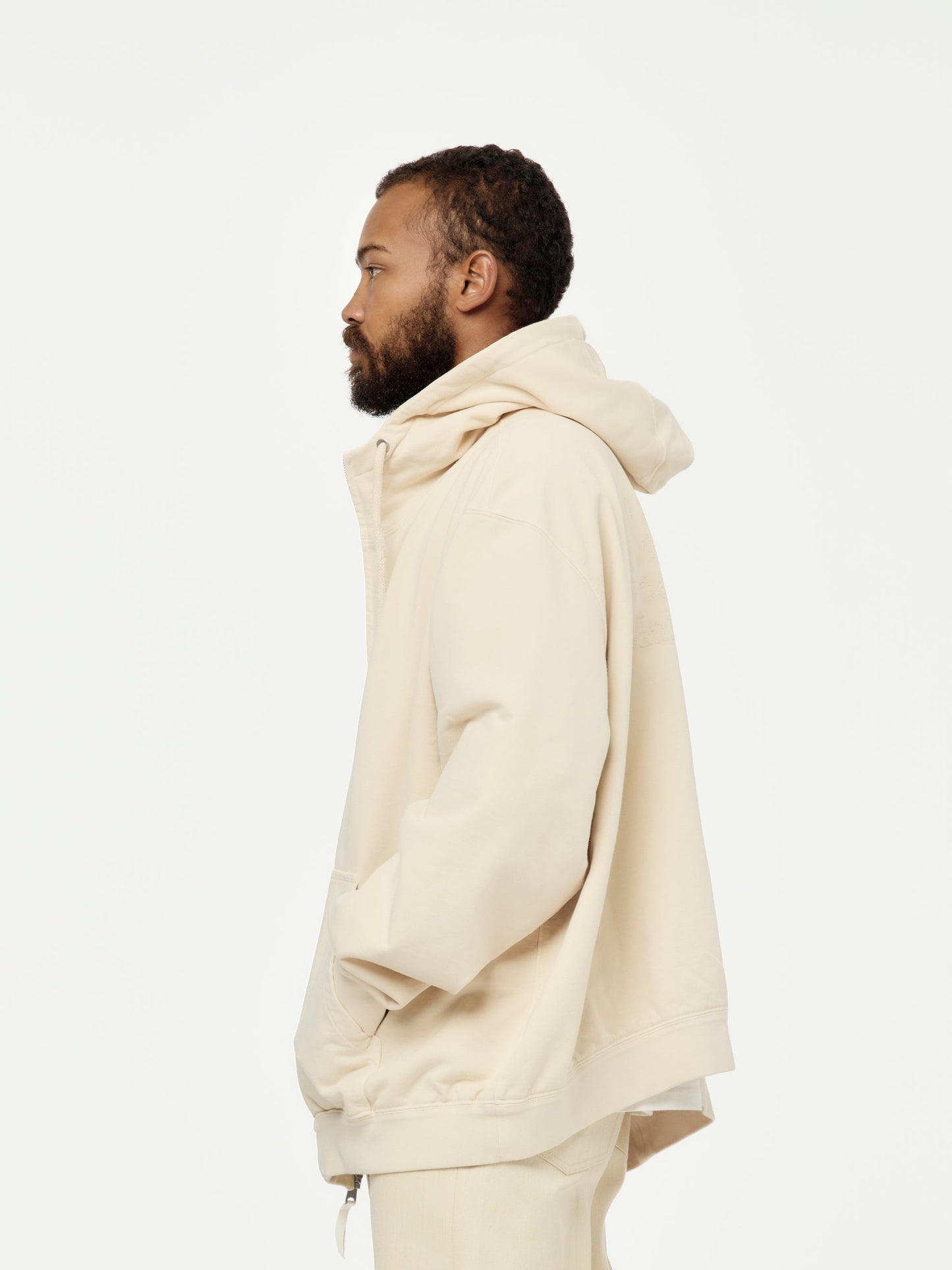 Zip Sweatshirt (Beige)