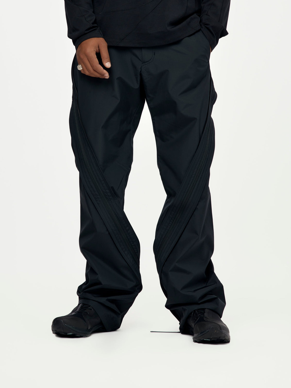 POST ARCHIVE FACTION (PAF) 4.0+ Right Trousers - Black 