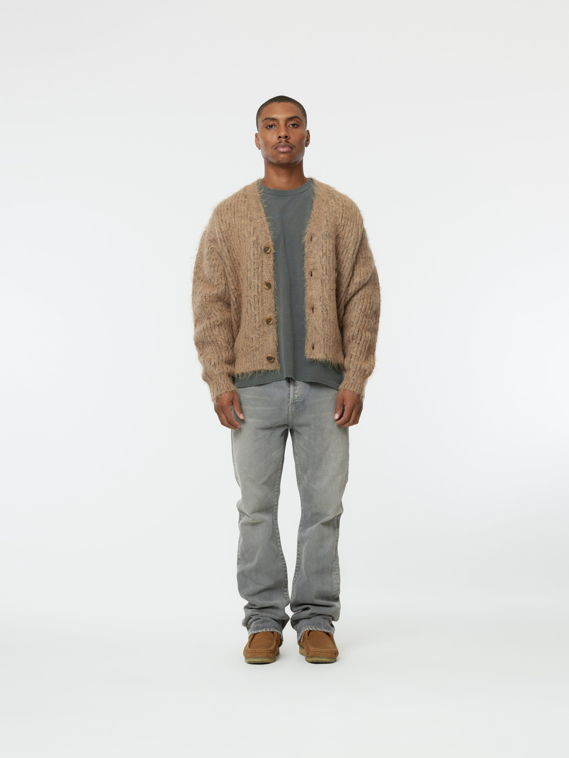 WOOL MOHAIR CARDIGAN