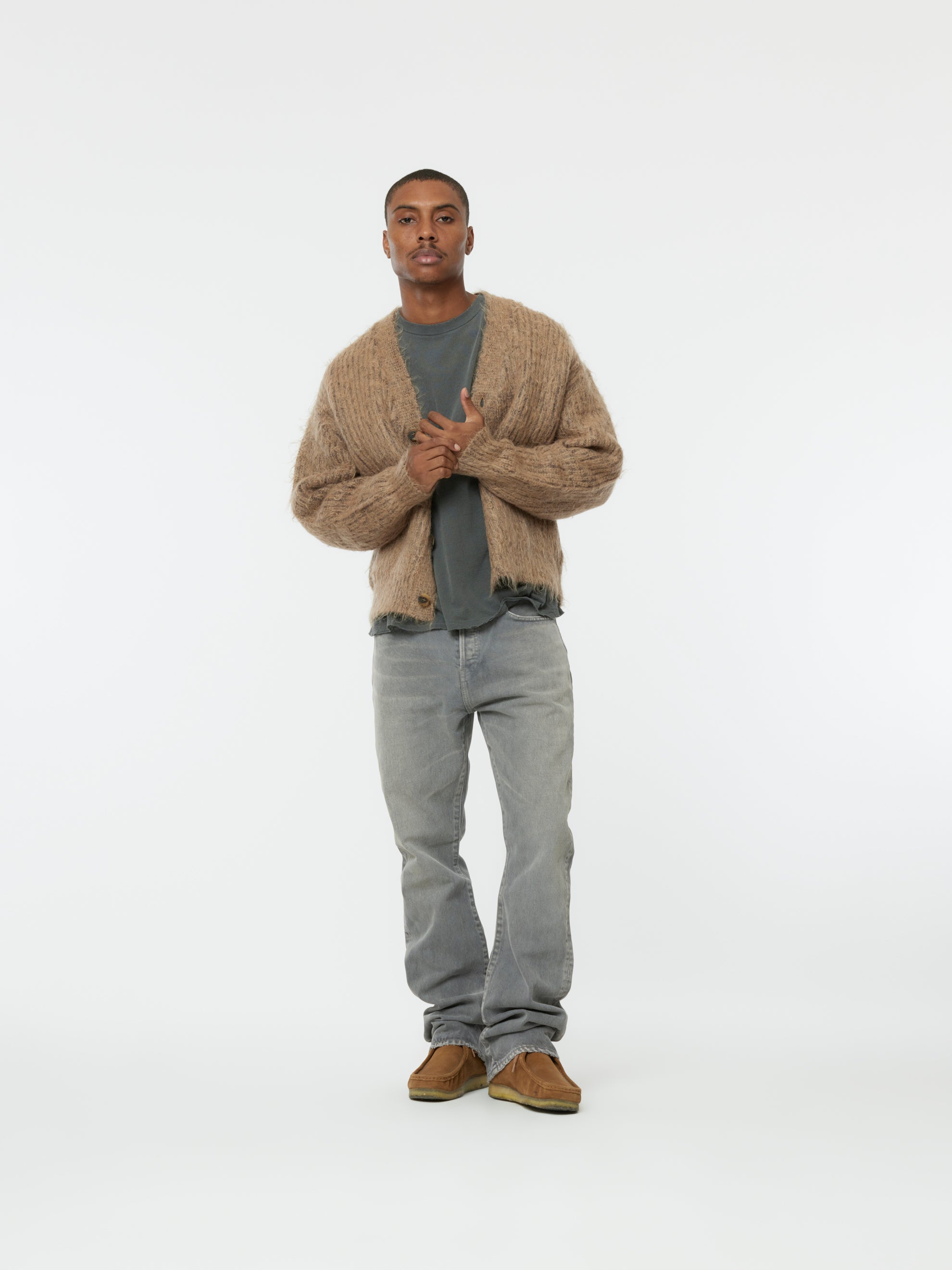 WOOL MOHAIR CARDIGAN