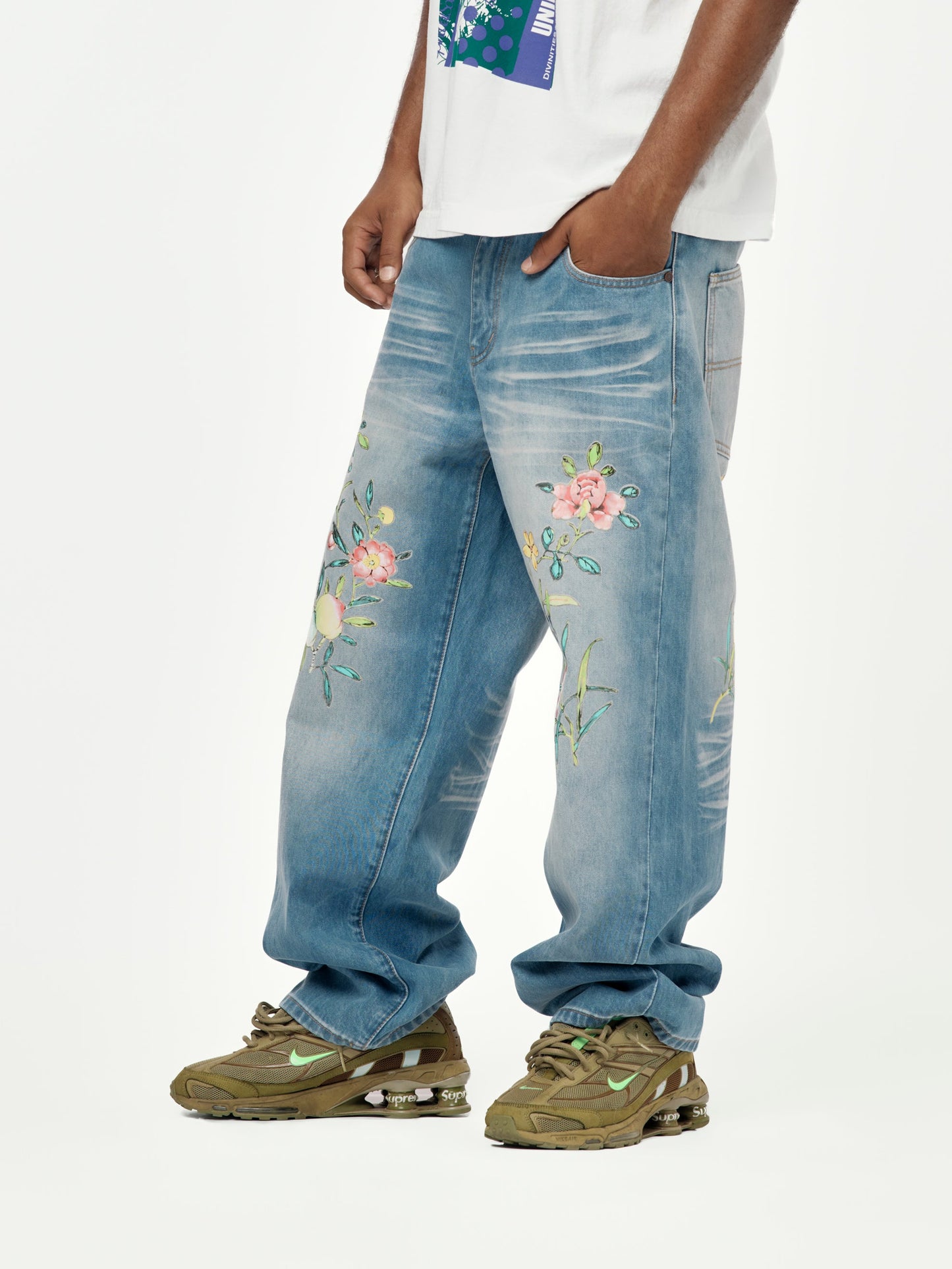 Divinities x Union Distressed Jeans (Stone Wash)