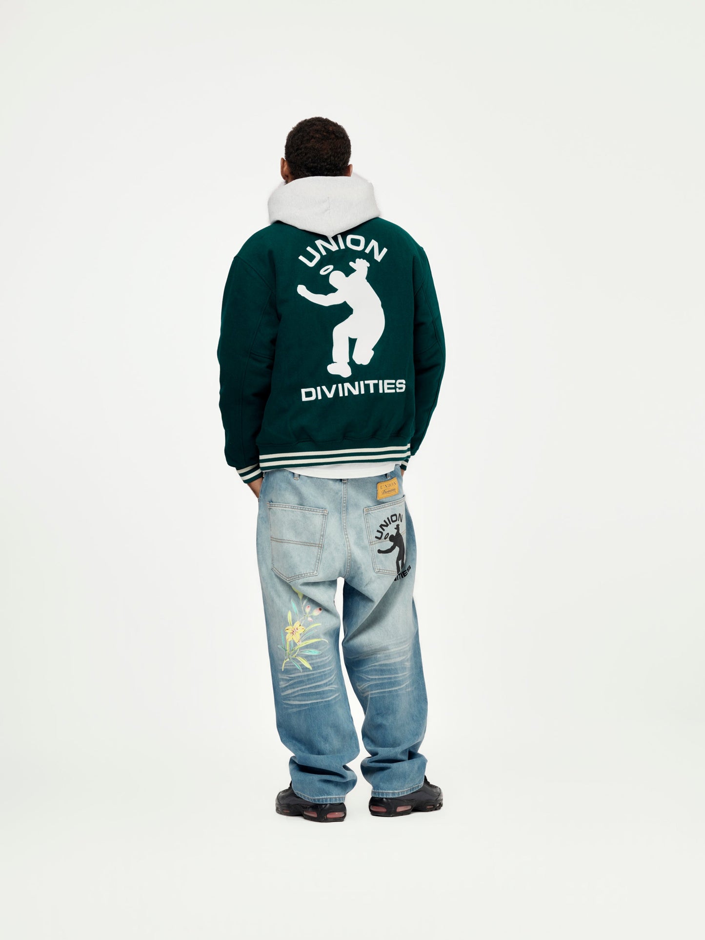 Divinities x Union Varsity Jacket (Dark Green)