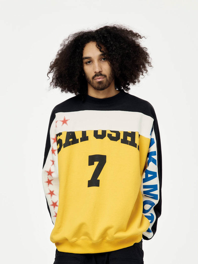 TEAM SATOSHI CREWNECK (Yellow/Black)