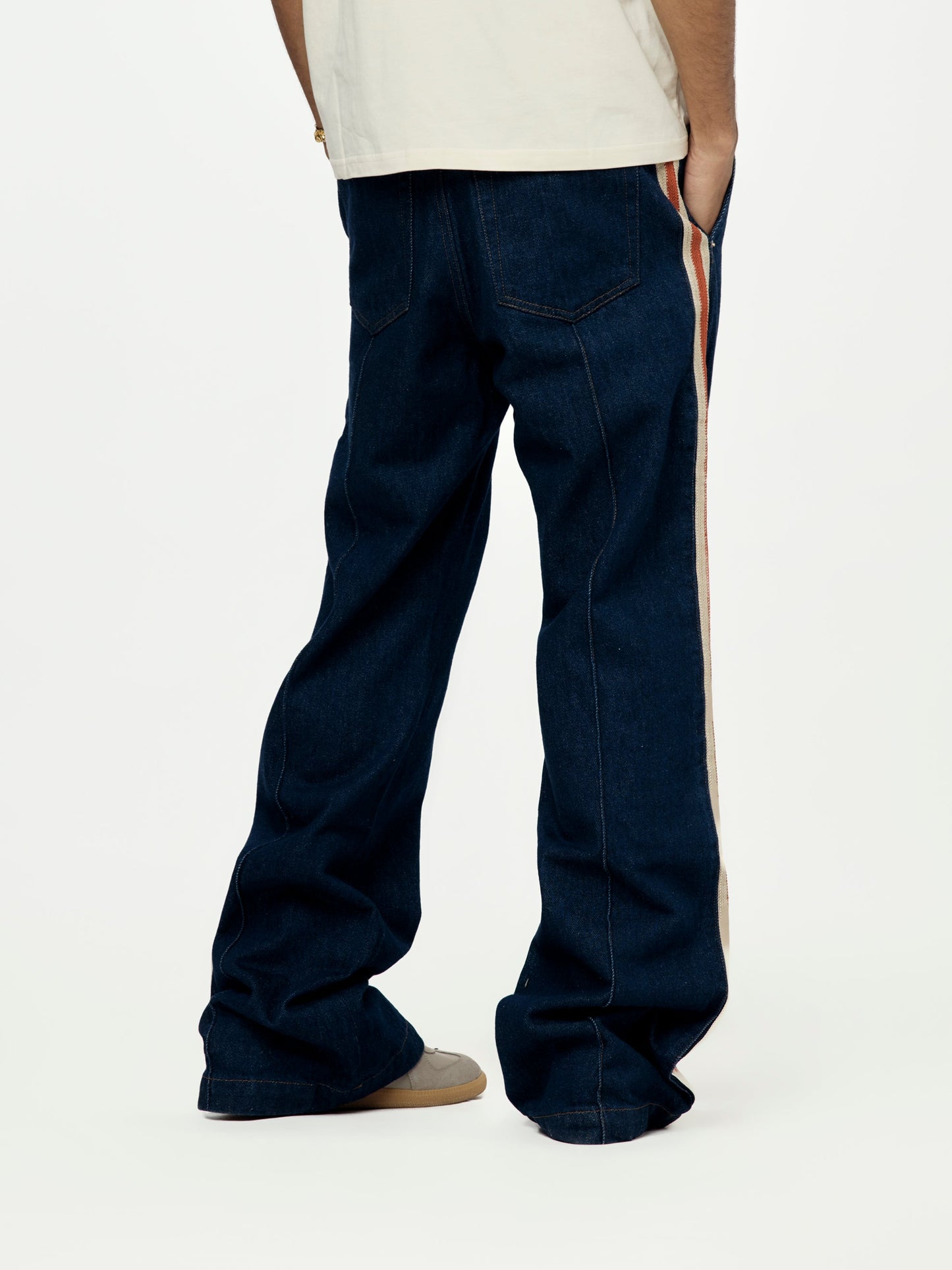 Shadow Raw Denim Pants (Deep Blue)