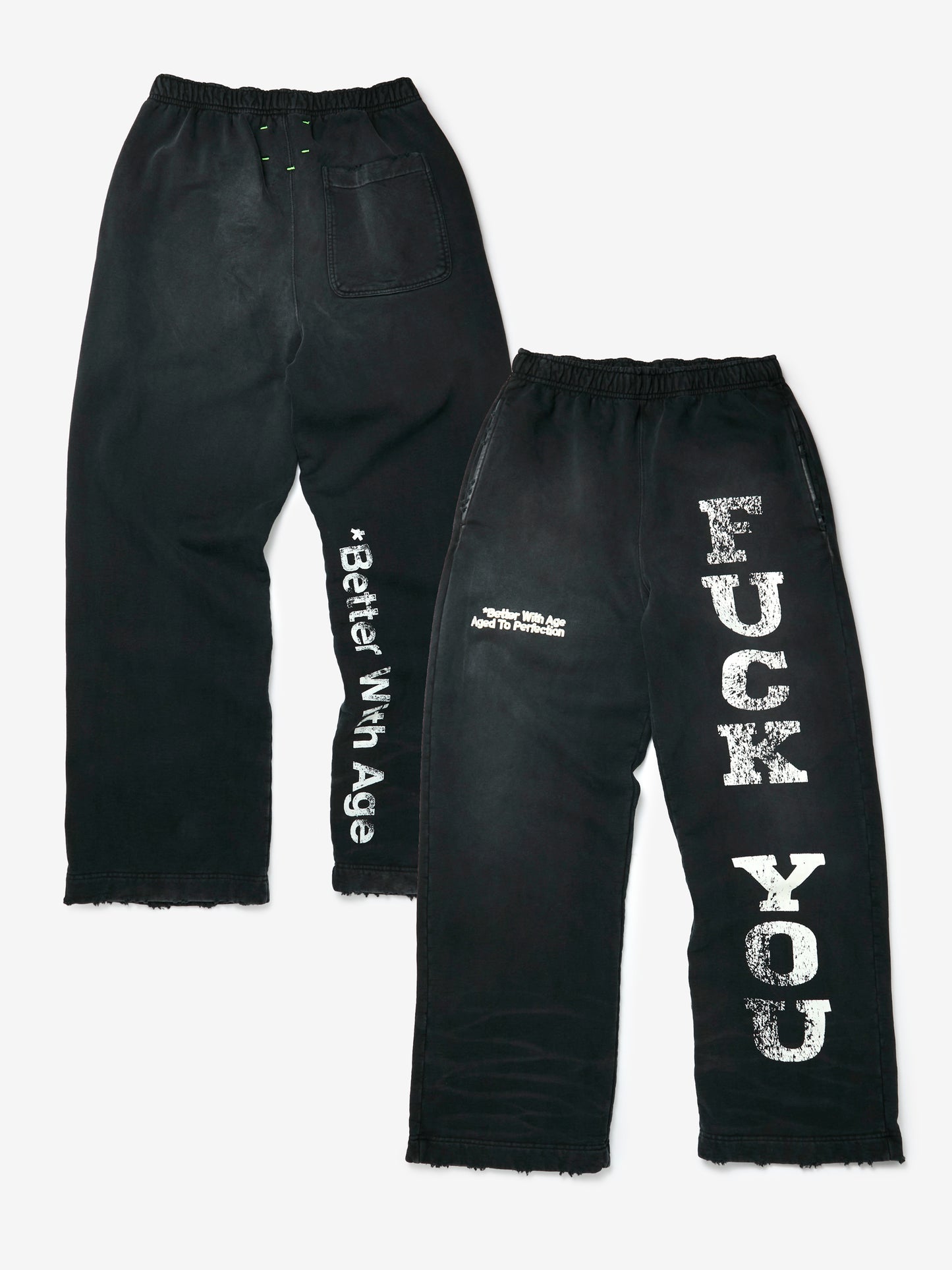 Fuck You Sweatpants (Faded Black)