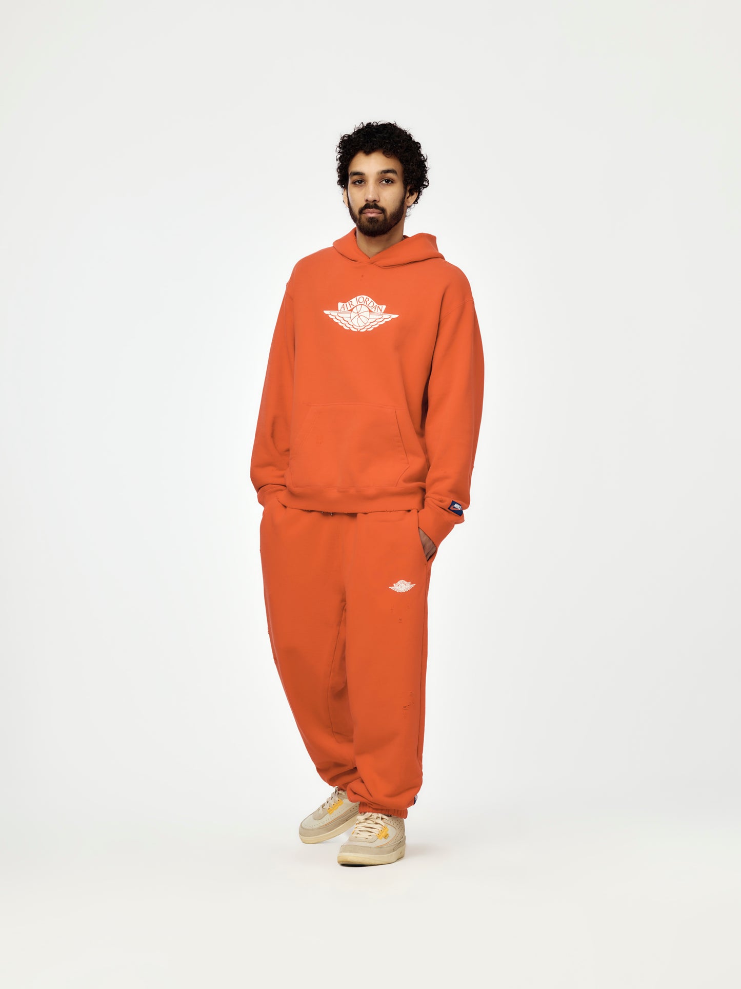 Rare Air Fleece Hoodie (Chile Red/Sail)