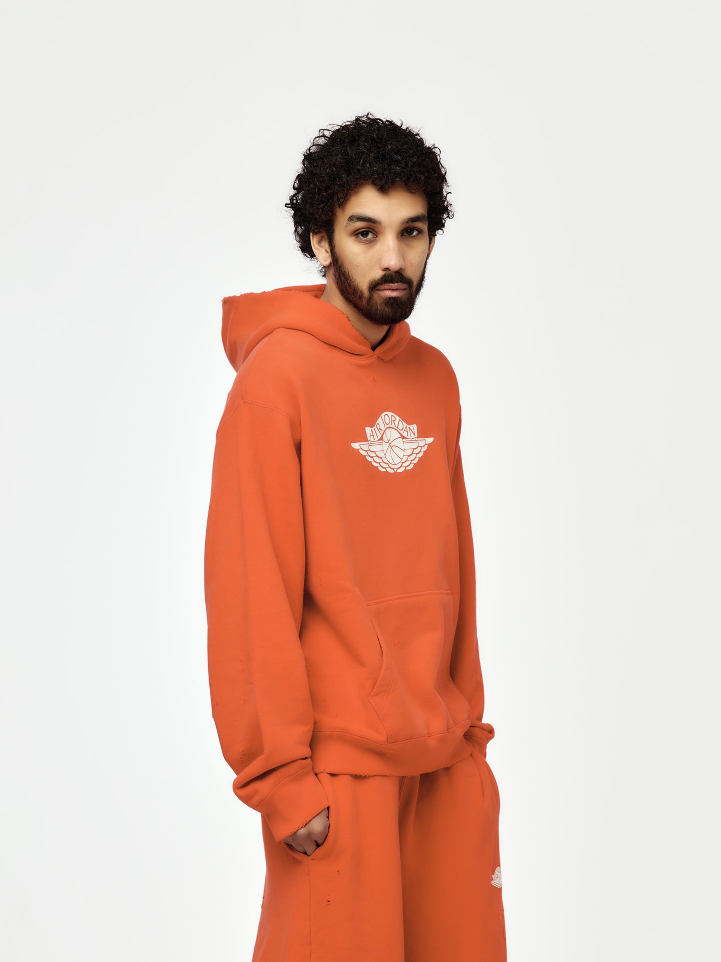 Rare Air Fleece Hoodie (Chile Red/Sail)