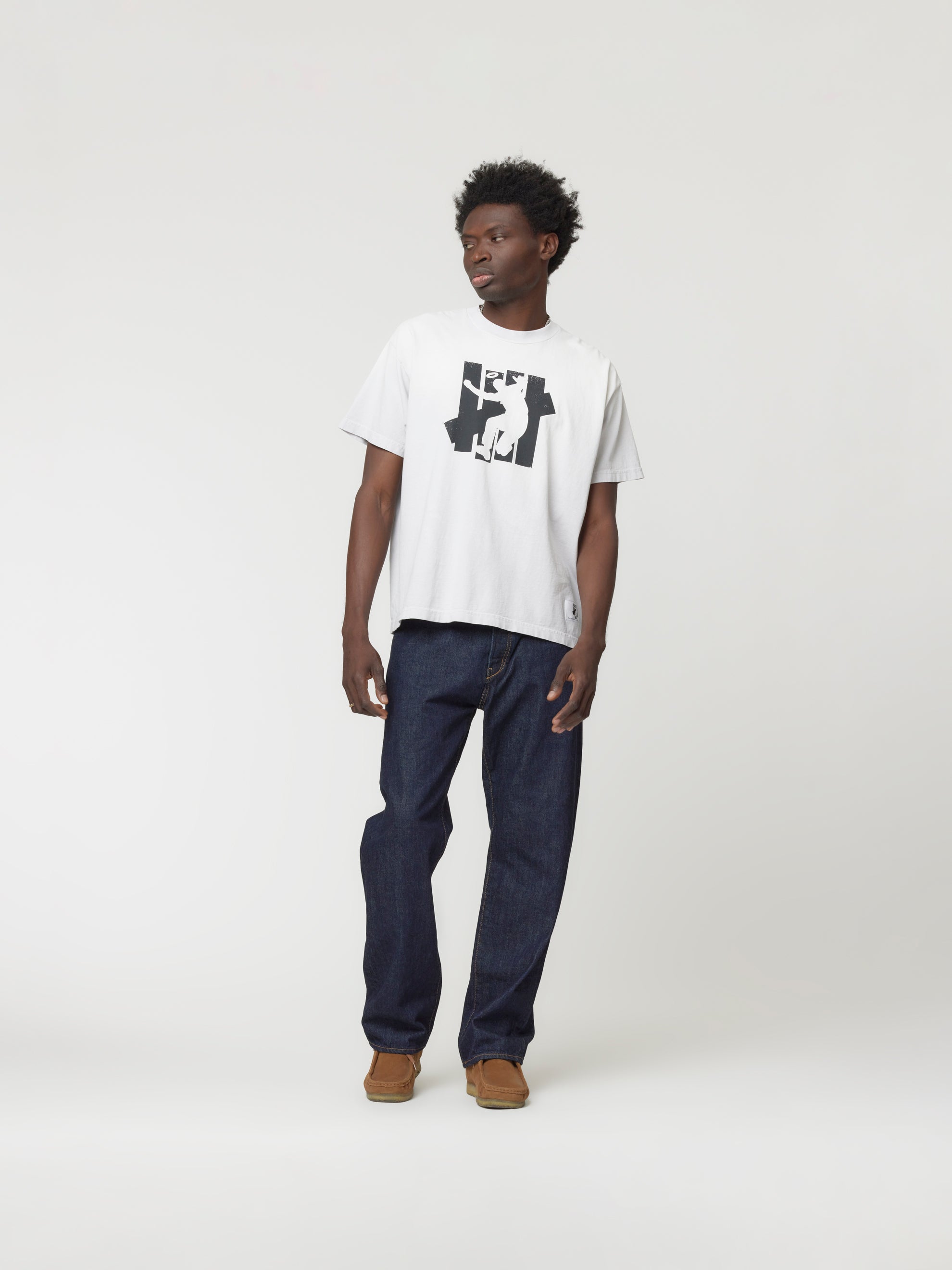 UNDEFEATED x UNION S/S Tee (Faded Lt.Grey)