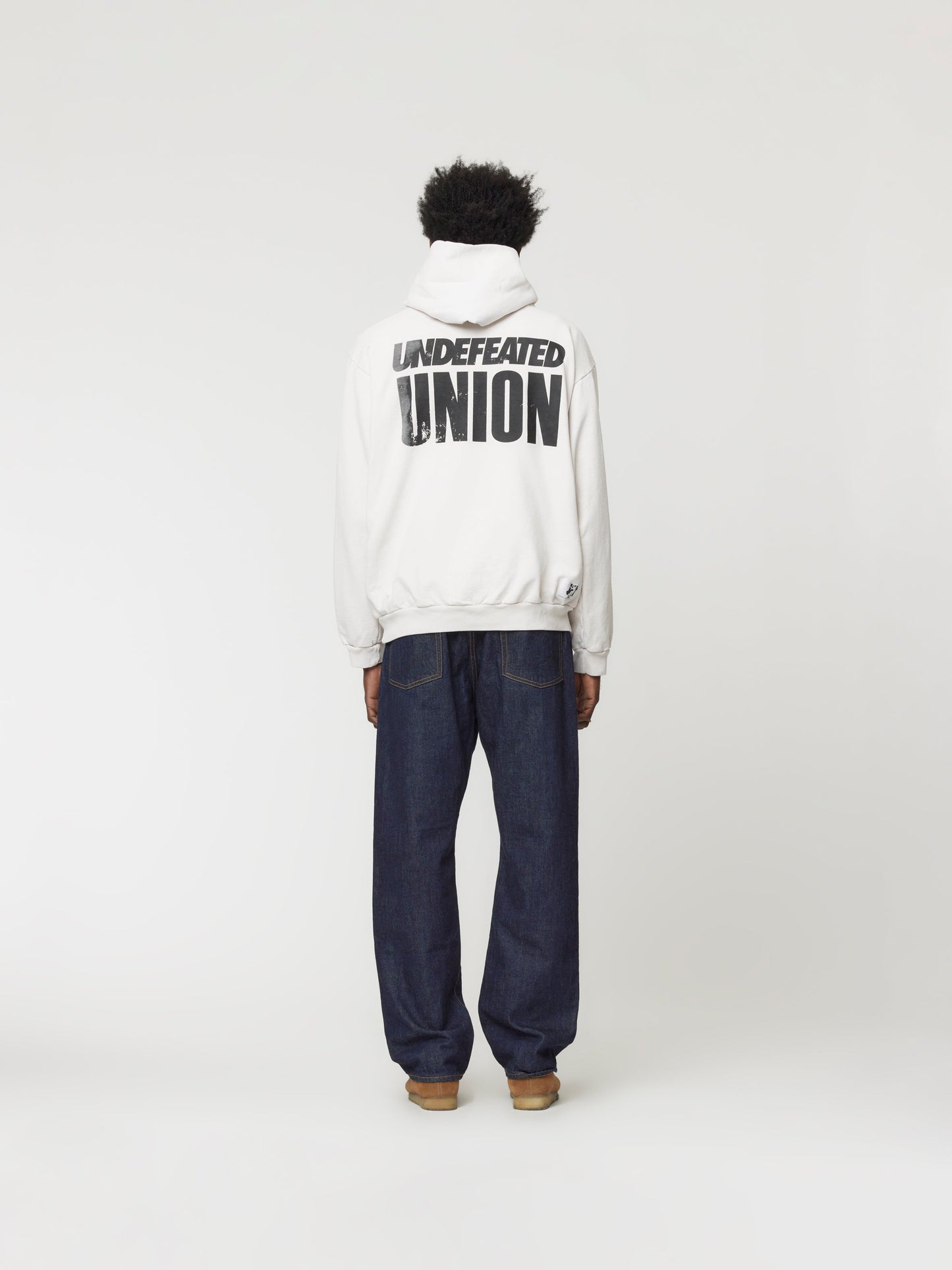 UNDEFEATED x UNION Hoodie (Faded Lt. Grey)