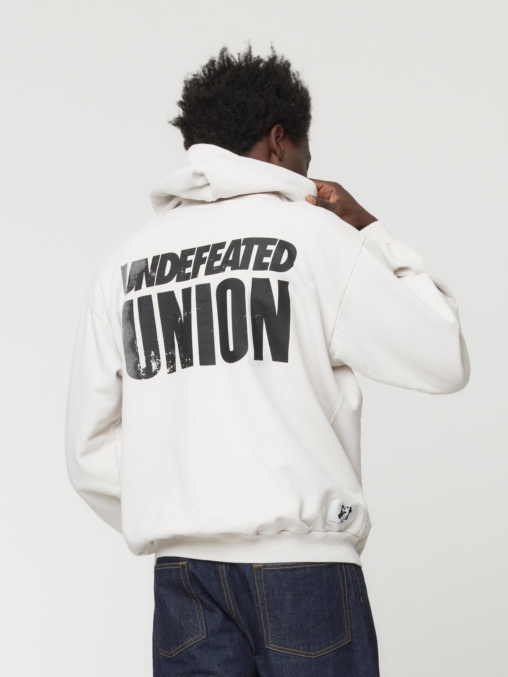 Undefeated UNDEFEATED x UNION Hoodie (Faded Lt. Grey) - UNION LOS 