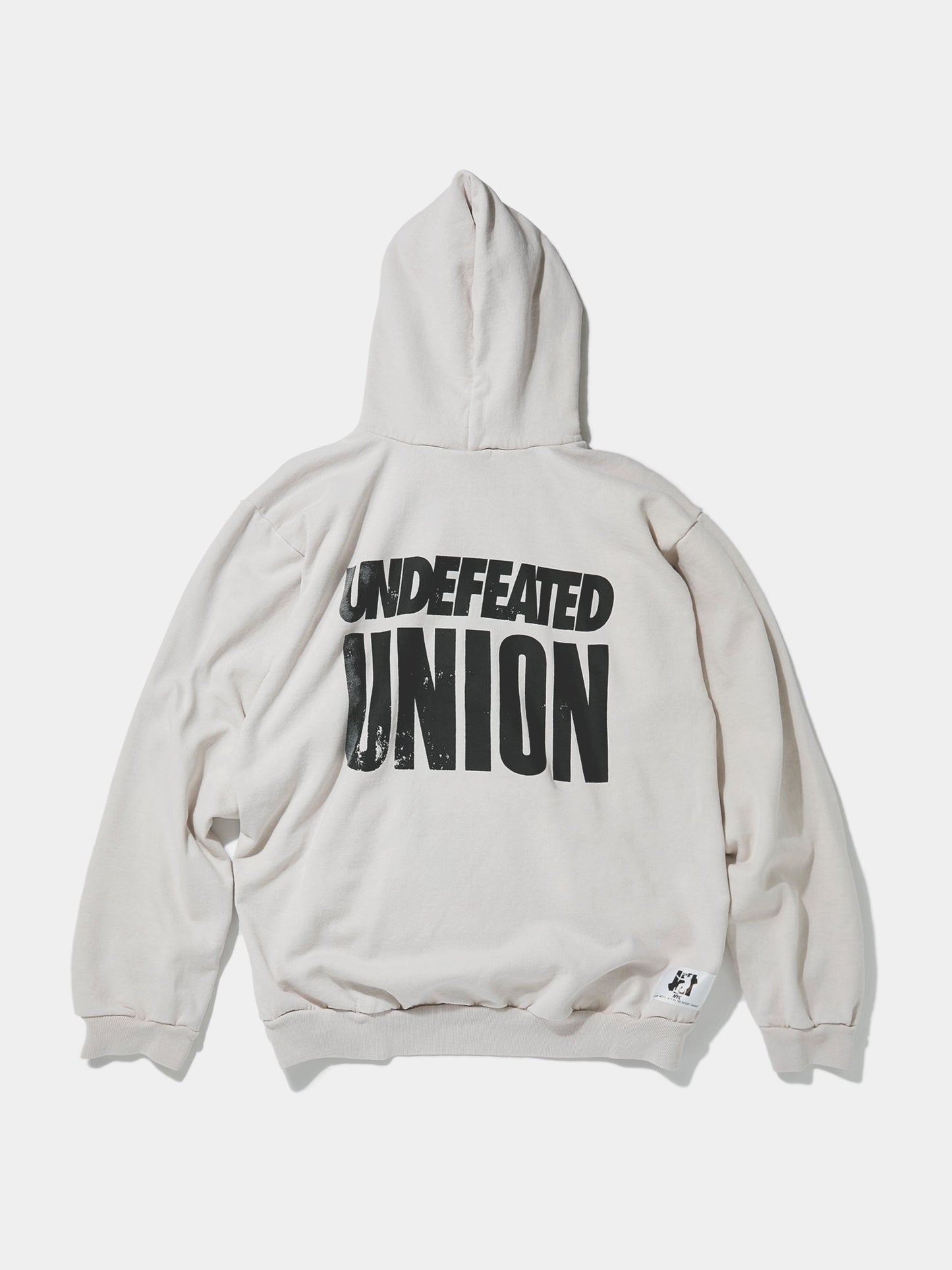 UNDEFEATED x UNION Hoodie (Faded Lt. Grey)