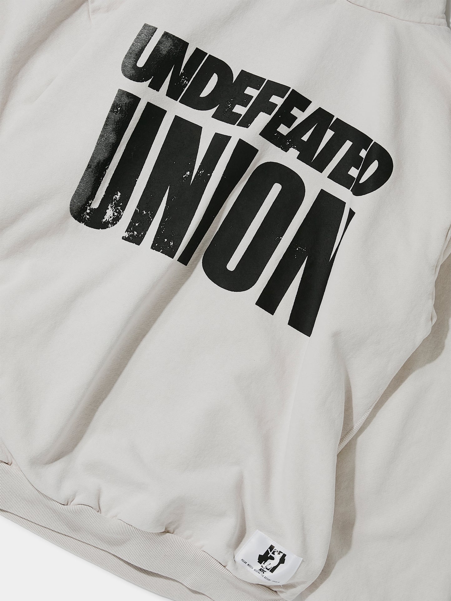 UNDEFEATED x UNION Hoodie (Faded Lt. Grey)