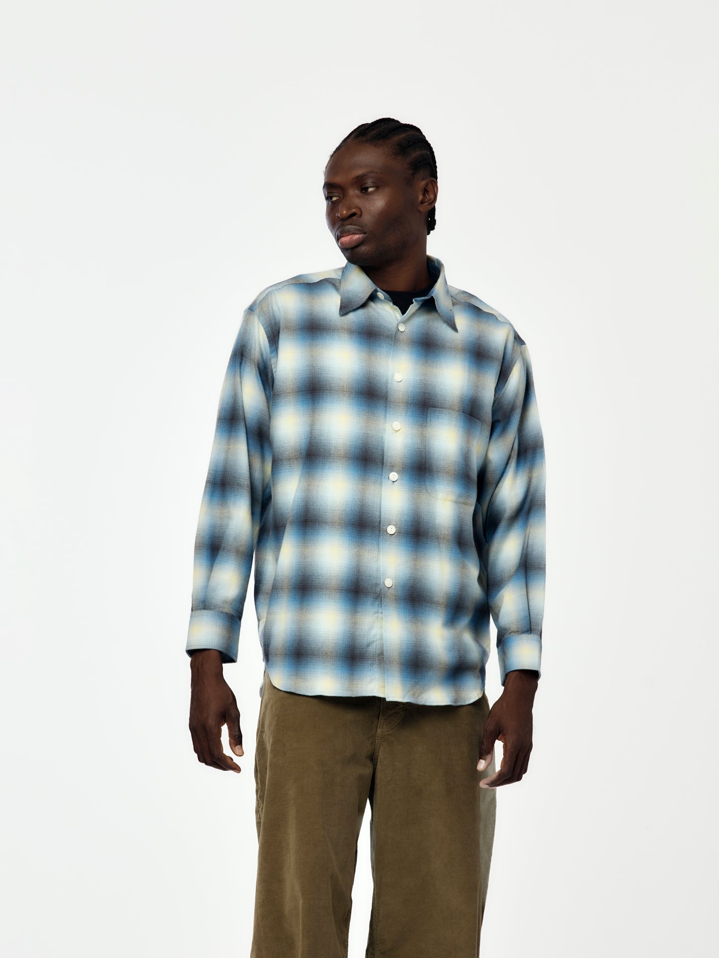 Shadow Flannel (Blue)