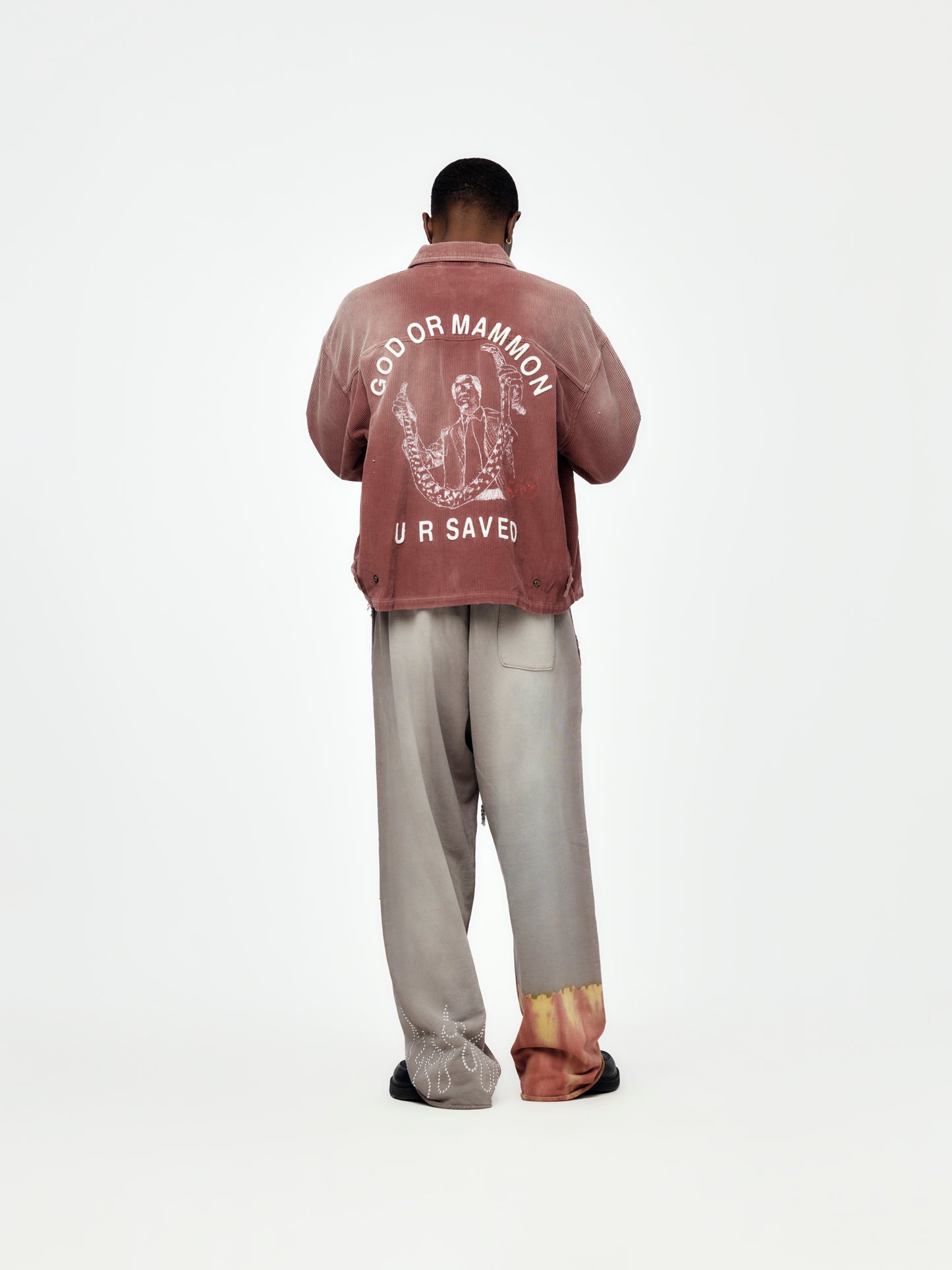 Synanon Cord Work Jacket (Burgundy)