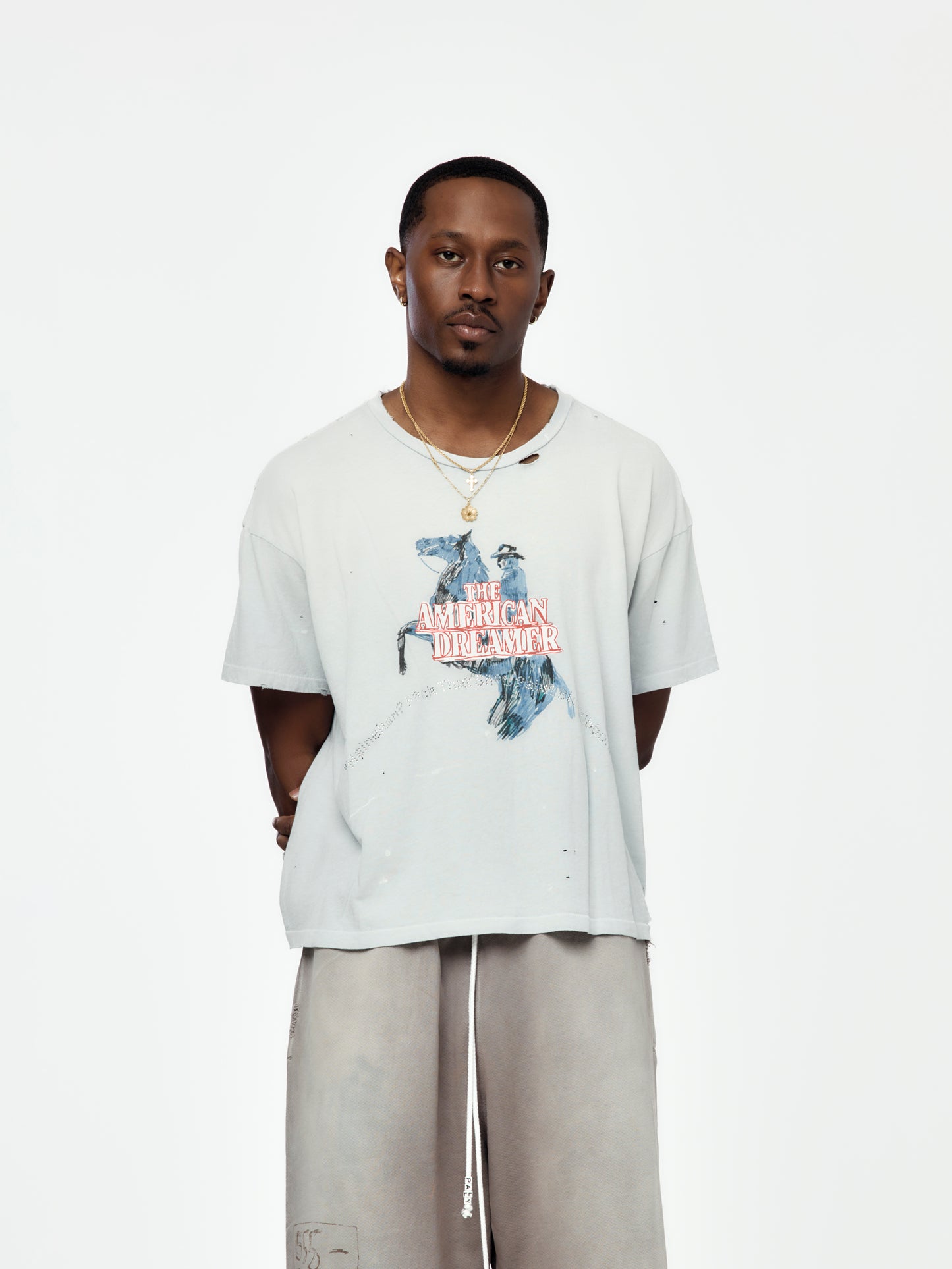 American Dreamer Tee (Baby Blue)