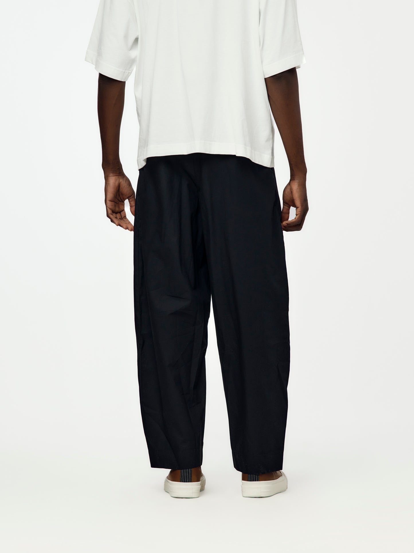 Yale Double Pleat Volume Pant (Darkest Navy)