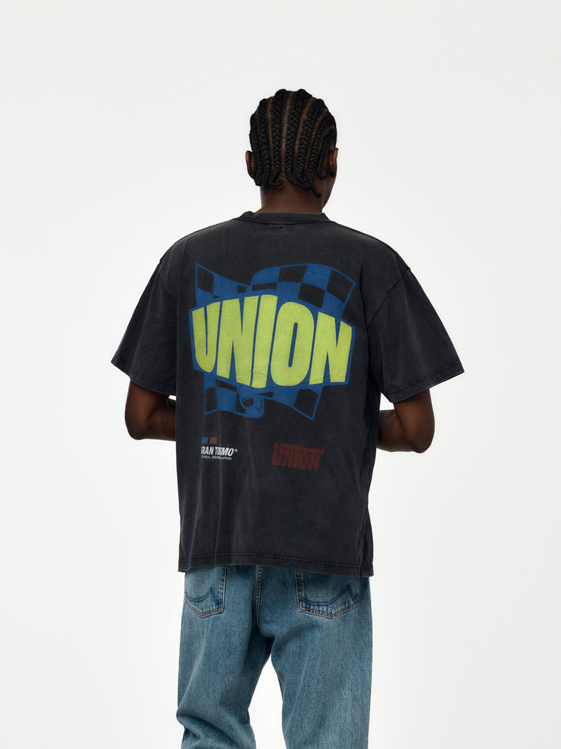 Union x Gran Turismo T-Shirt (Vintage Black)