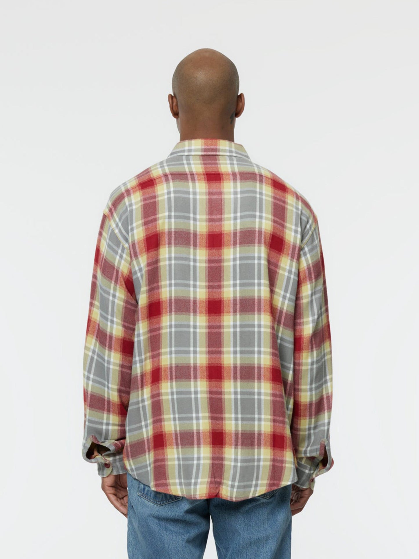 Checked BD Shirt (Grey/Red)