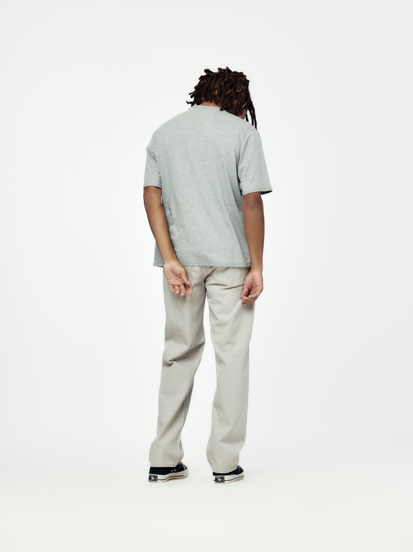 Reversed Tee (Heather Grey)