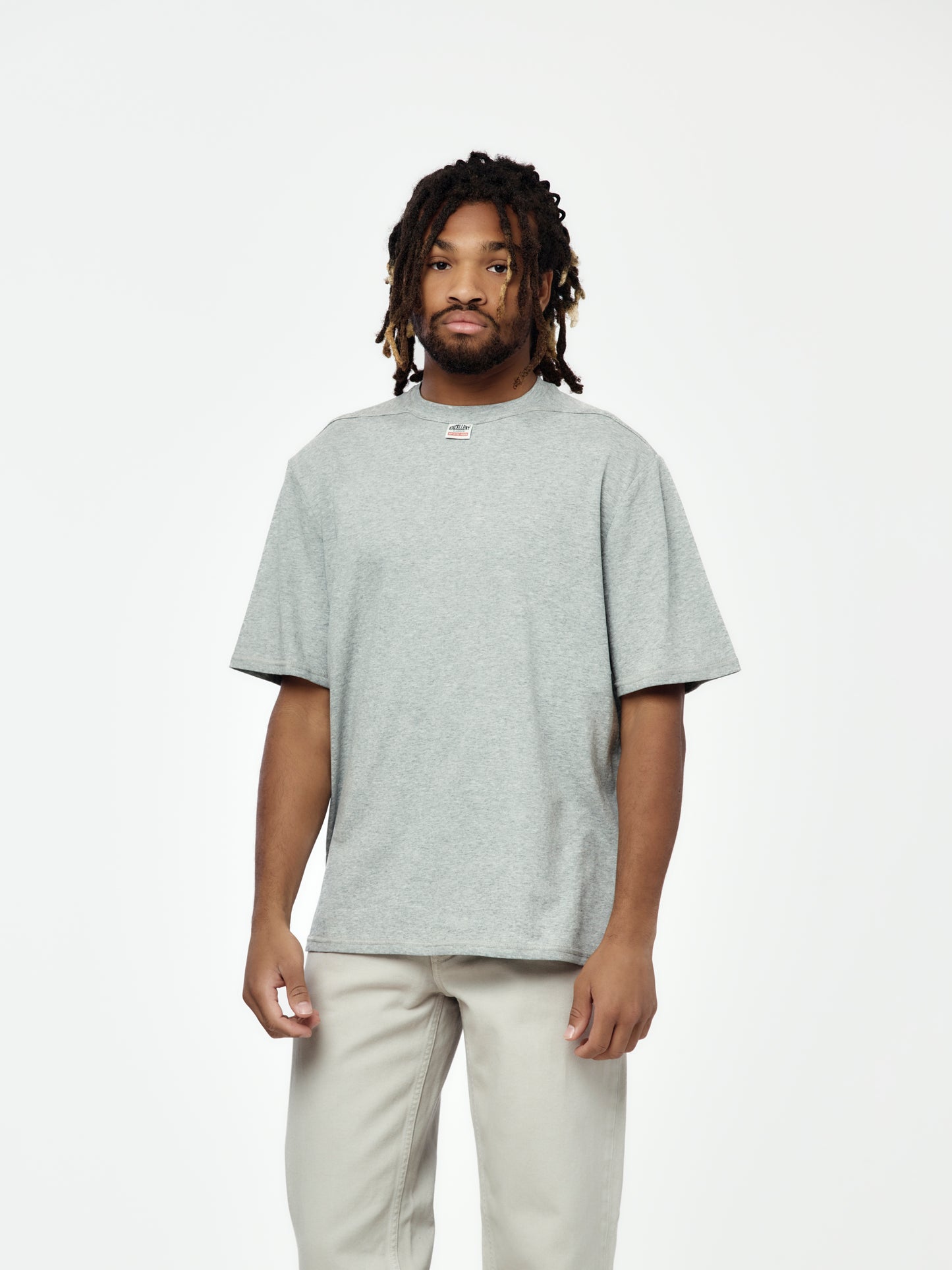 Reversed Tee (Heather Grey)
