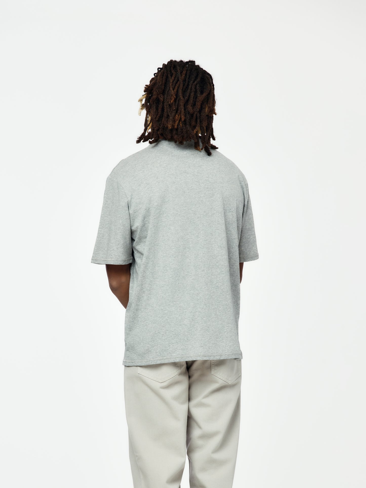 Reversed Tee (Heather Grey)