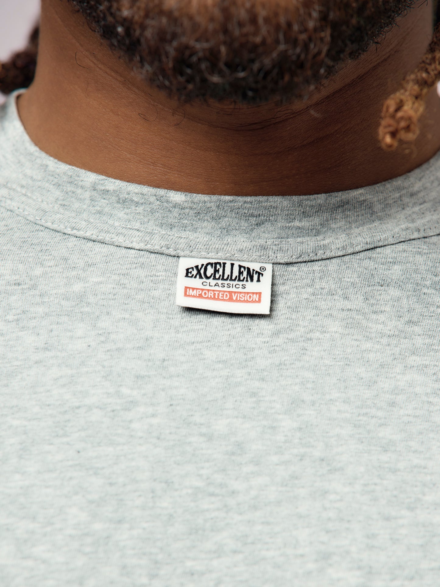 Reversed Tee (Heather Grey)