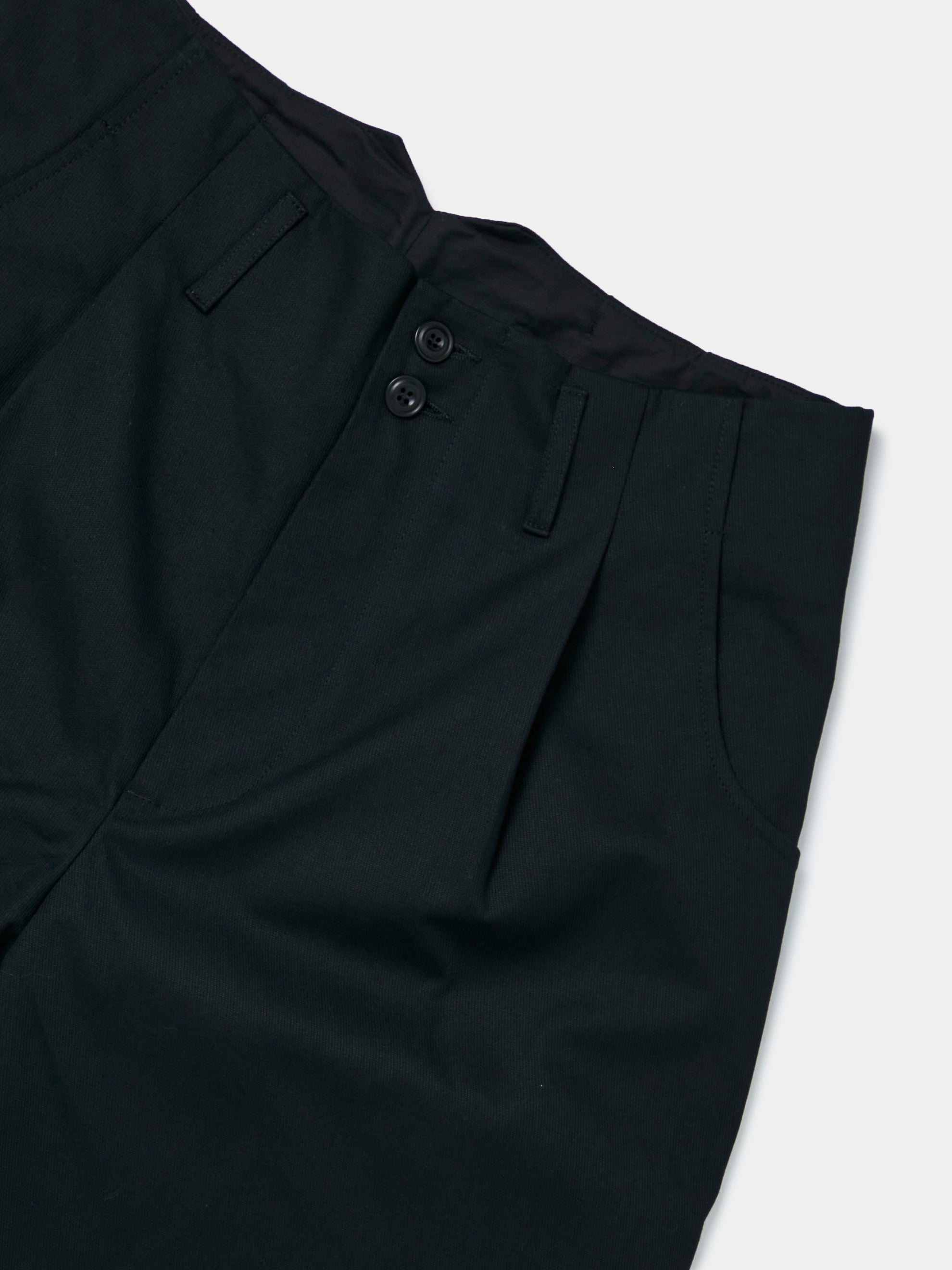 PLEATED TROUSER (Black)