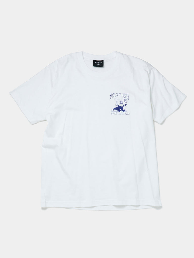 Purple Chest Logo T-Shirt (White)