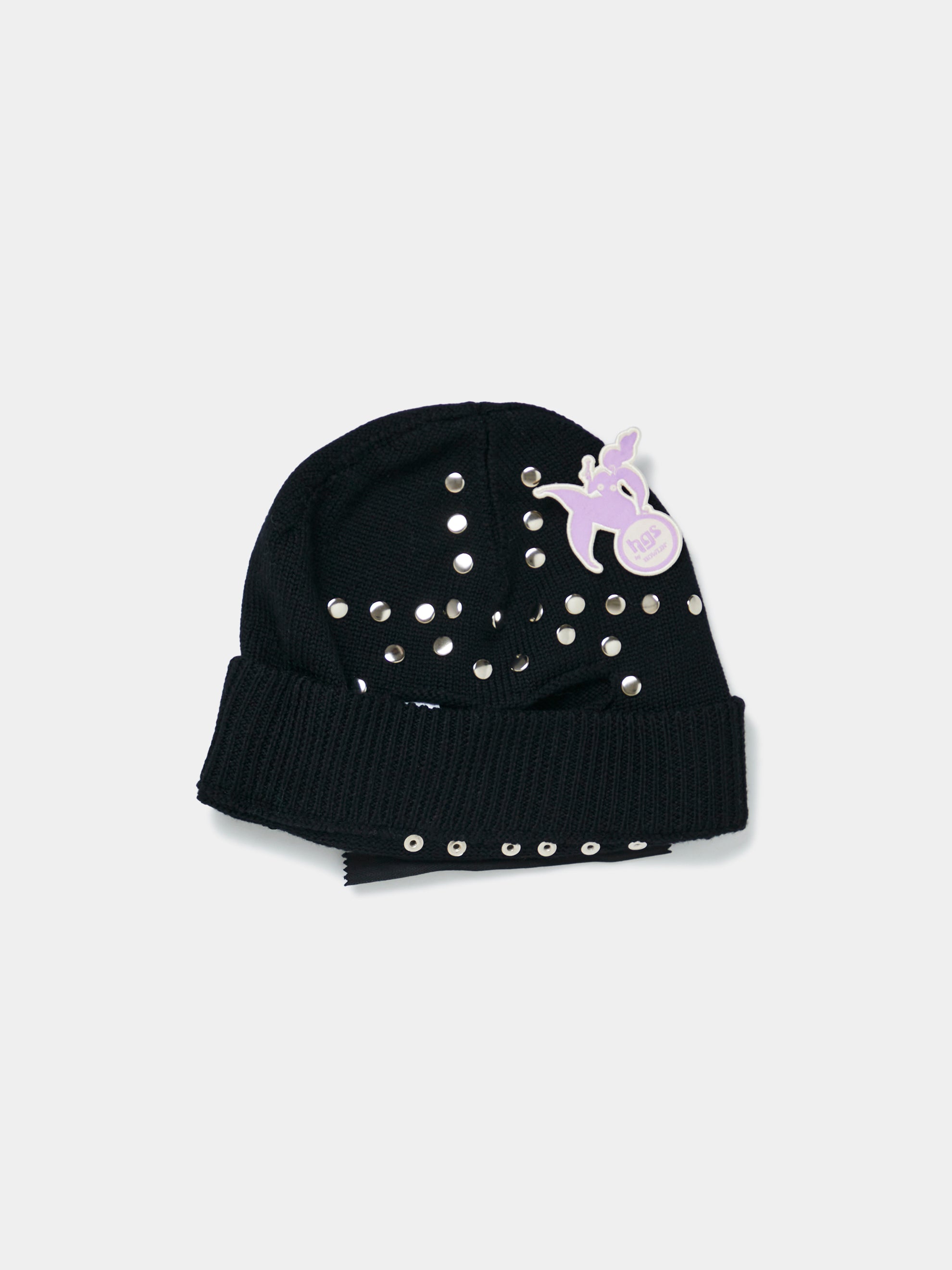Studded Gimp Mask (Black)