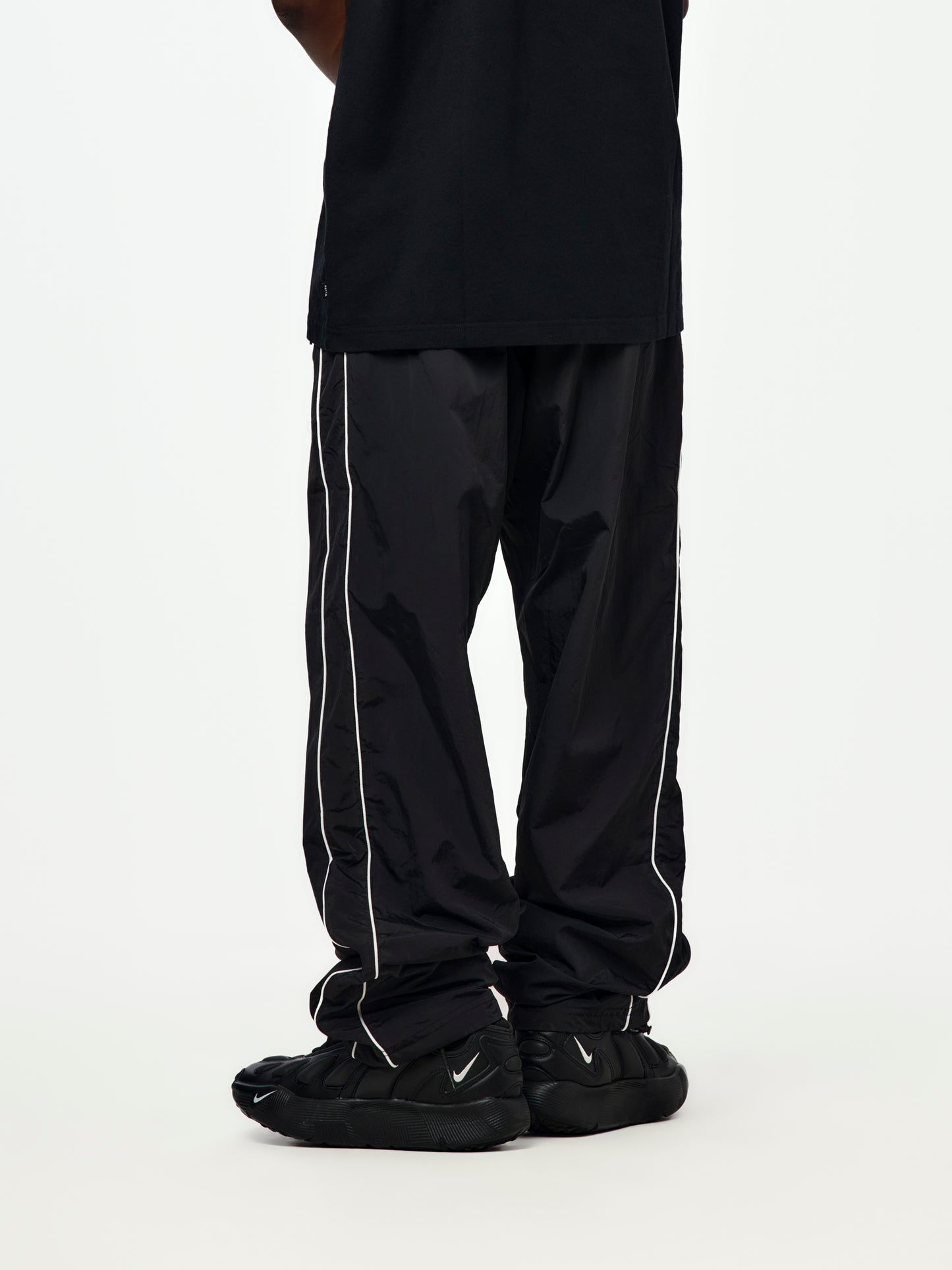 Patta Athletic Nylon Track Pants (Black)