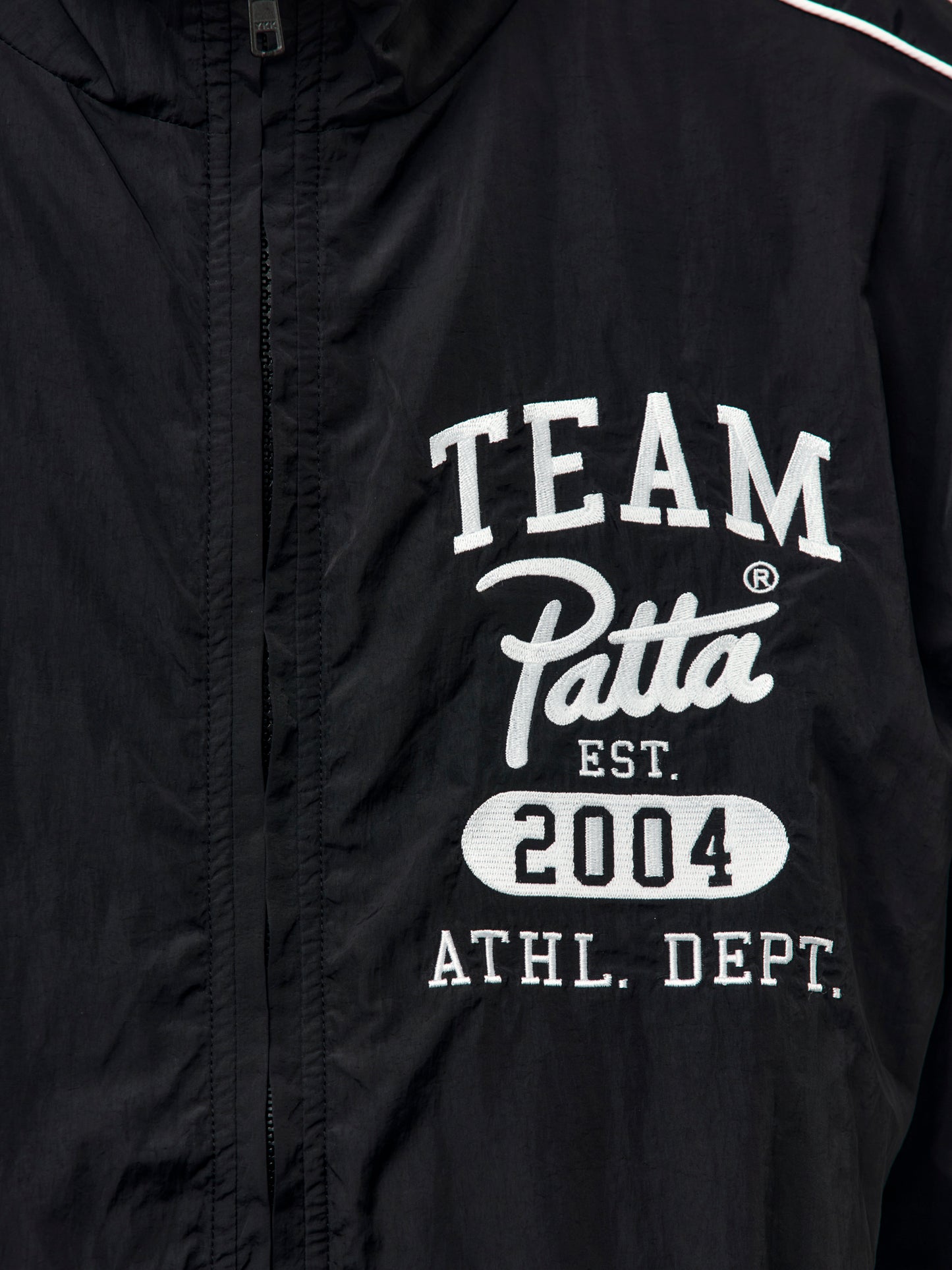 Patta Athletic Nylon Track Jacket (Black)
