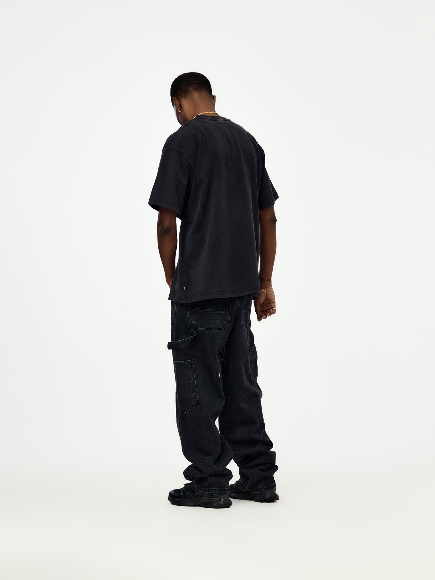 Patta Gilded Acid Washed T-Shirt (Black)
