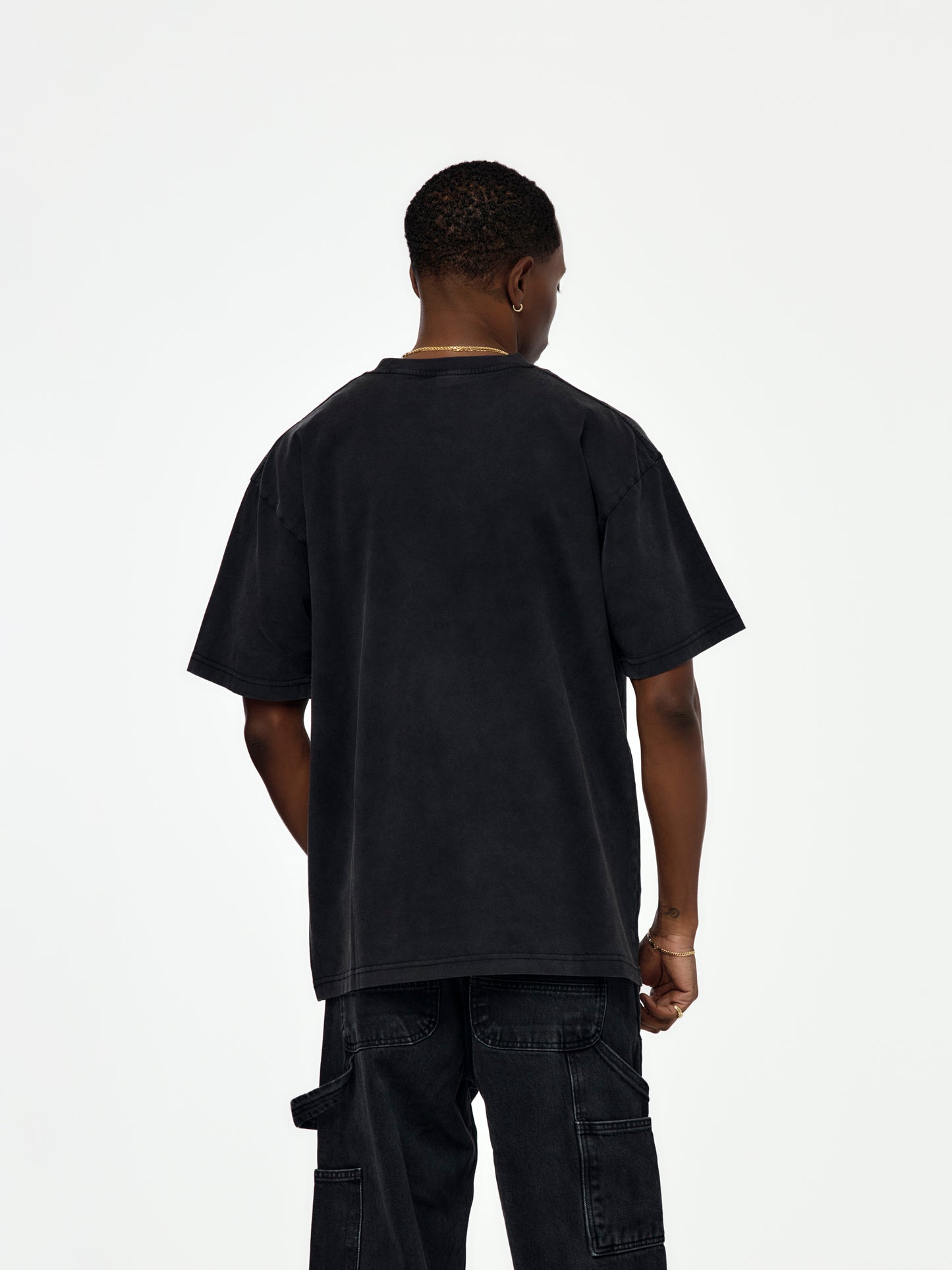 Patta Gilded Acid Washed T-Shirt (Black)