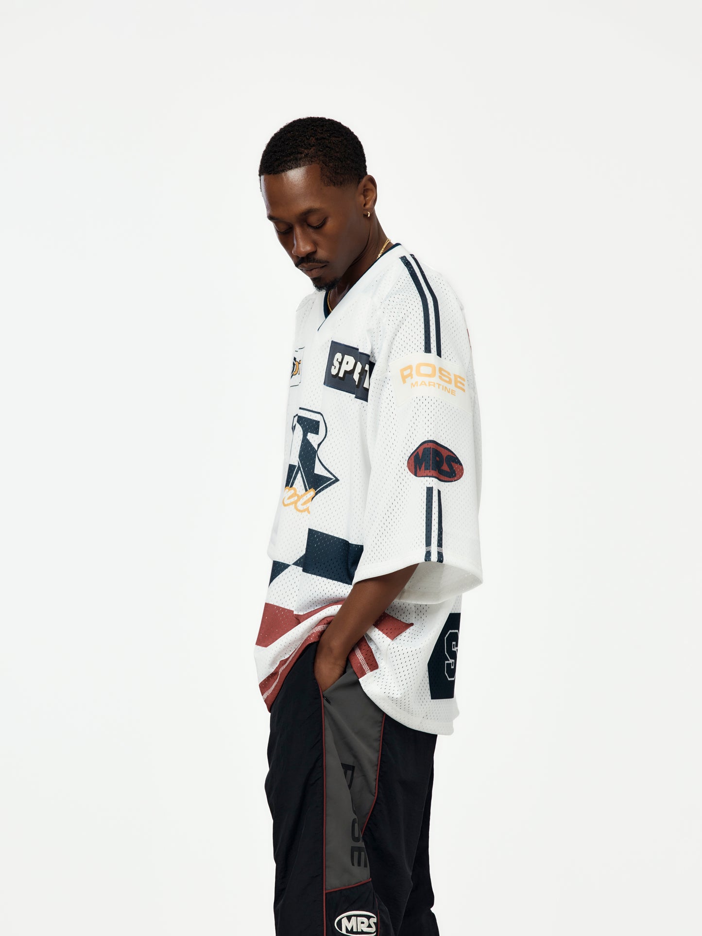 Oversized Hockey Top (White)