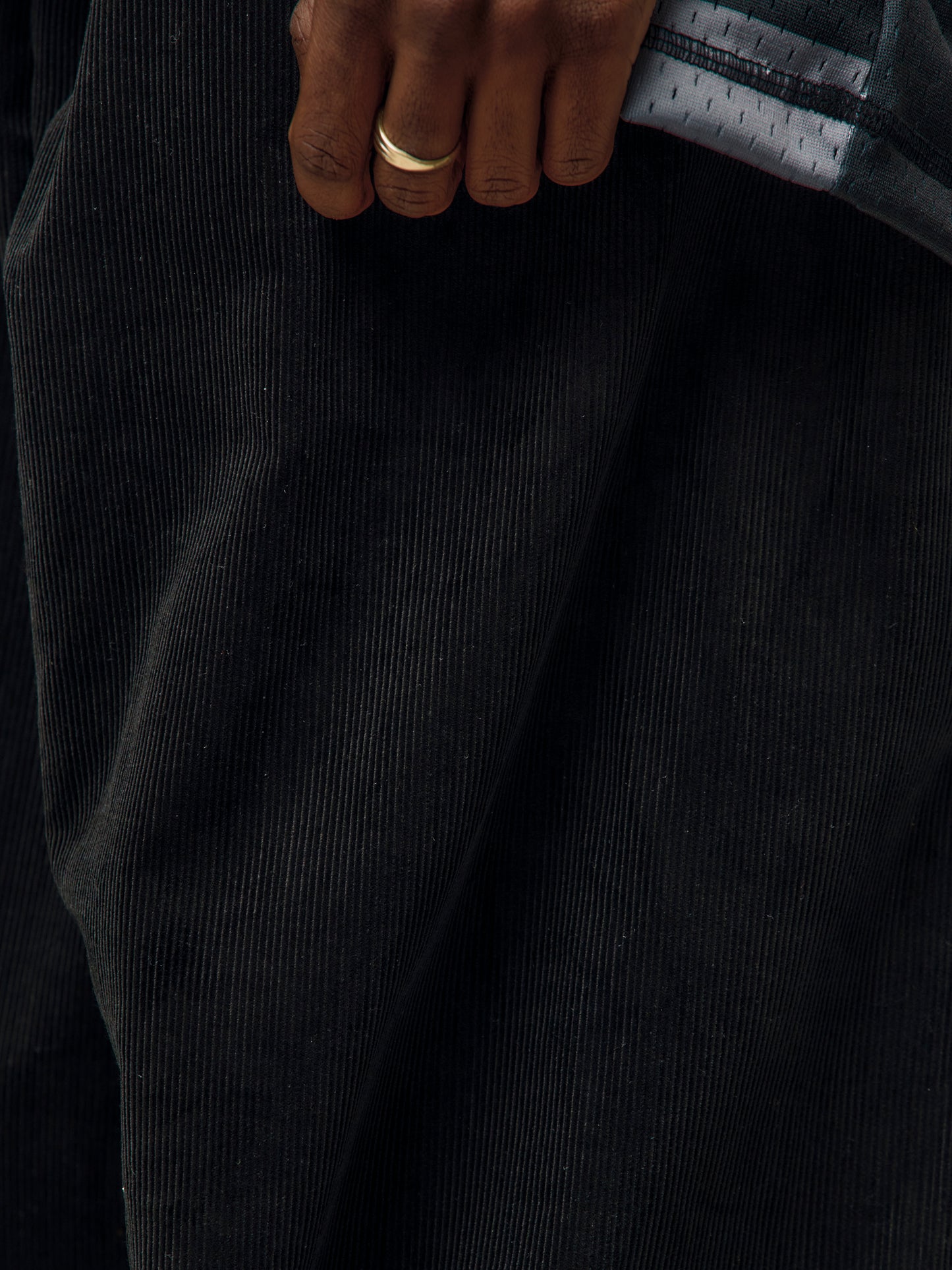 Extreme Wide Leg Tailored Trouser (Black)