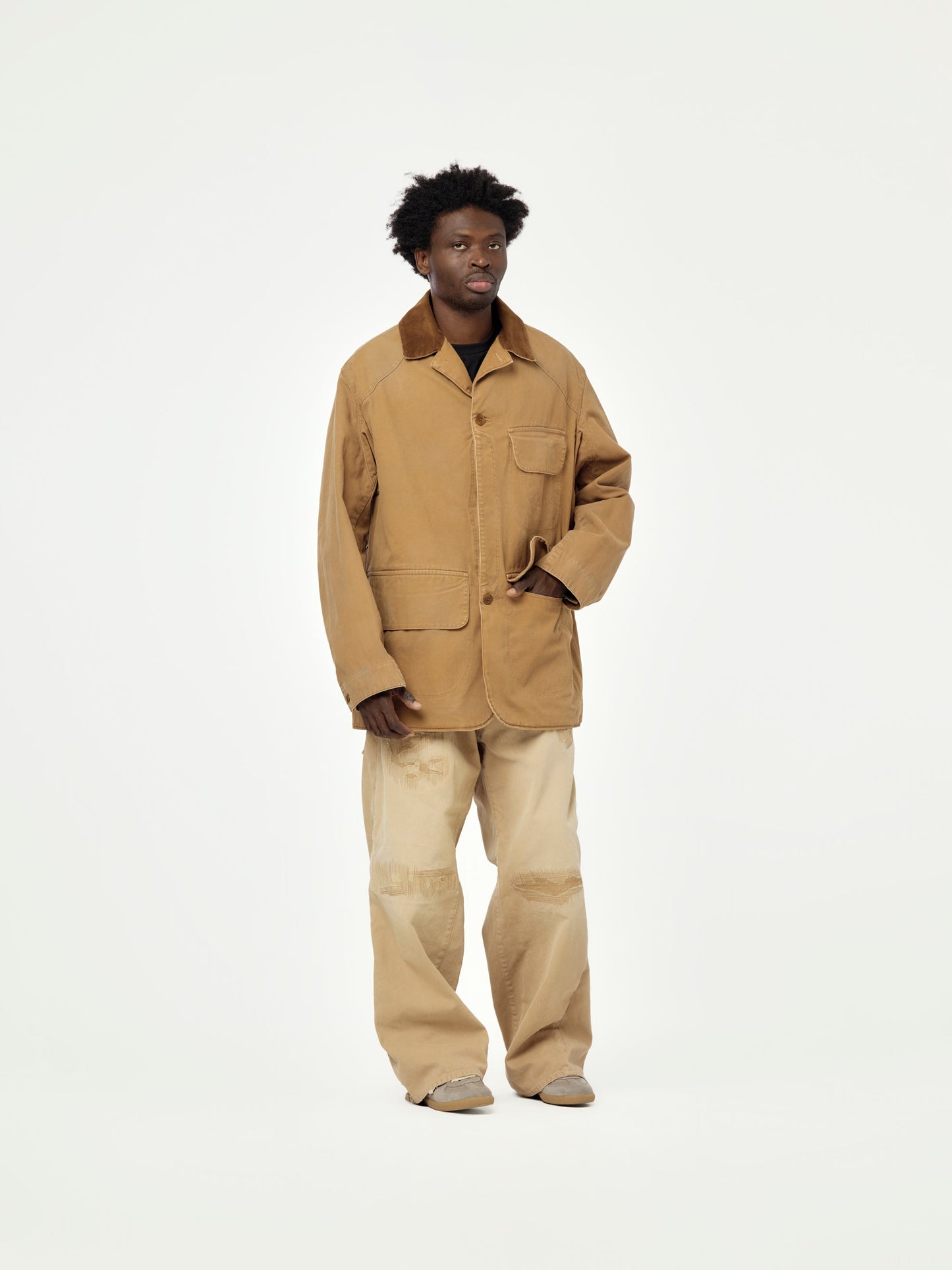 Canvas Sports Jacket (Ochre)