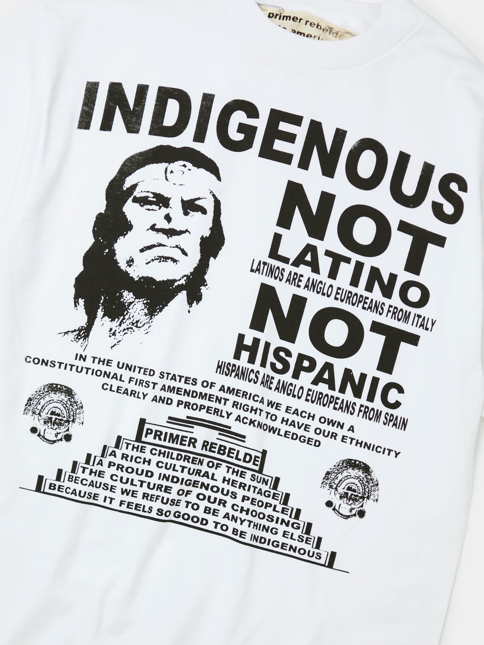 Indigenous Not Latino Tee