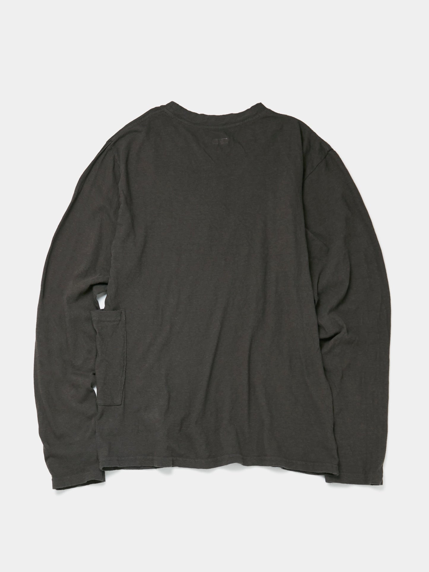 Gauze Biscuit L/S Tee (Ink Black)