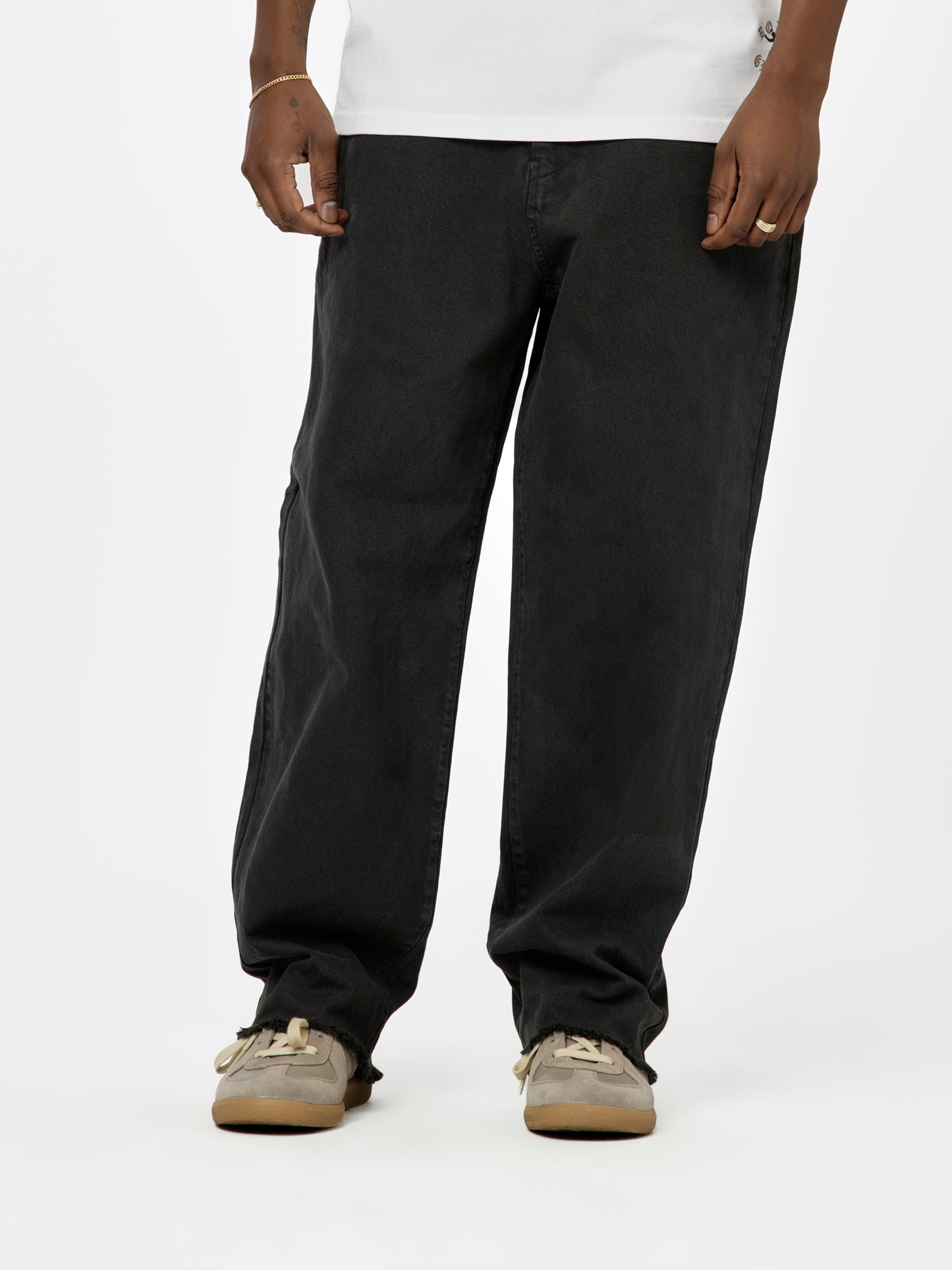 BXR + UNION CUT-OFF WORK PANTS (Black)