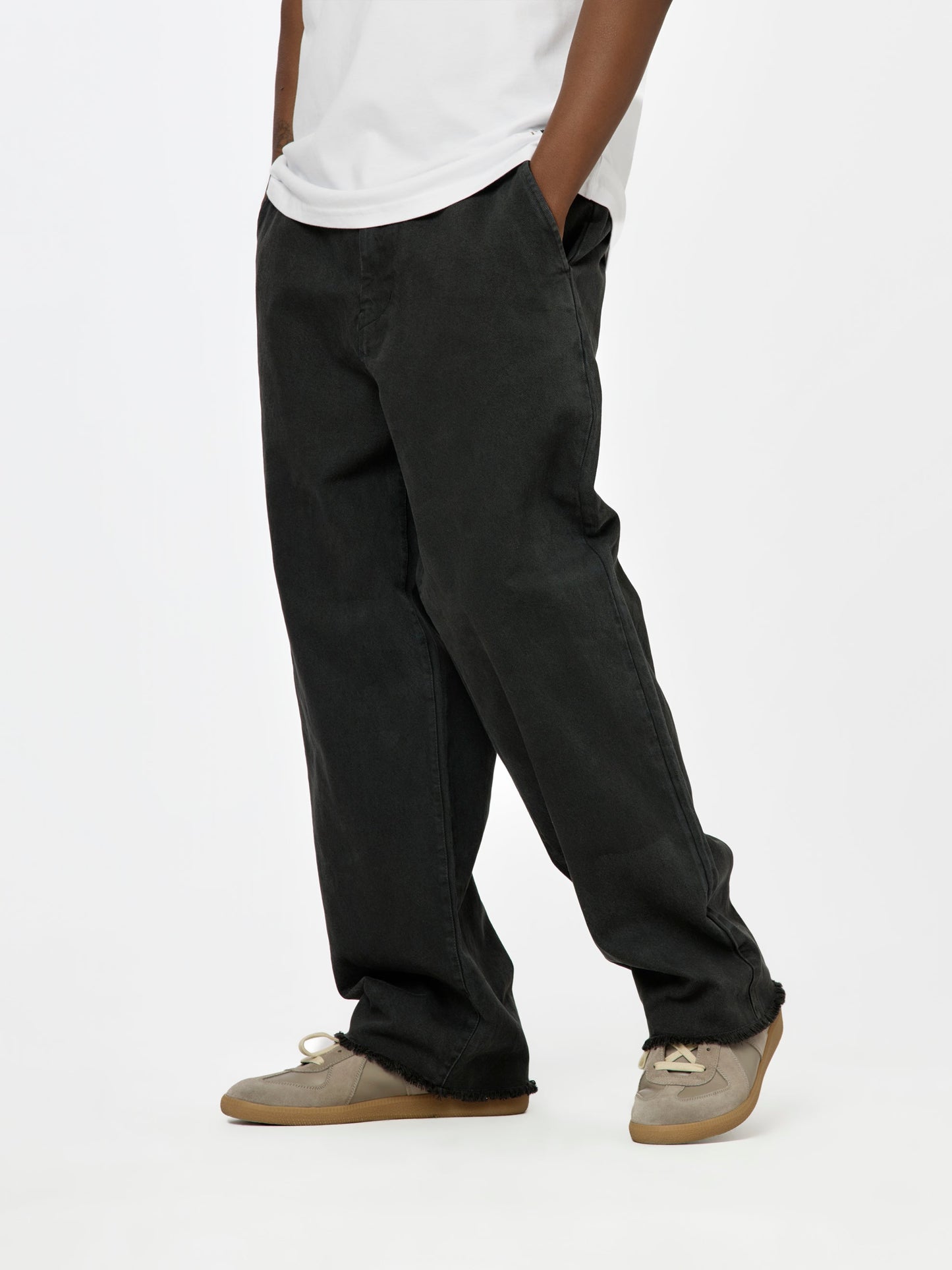 BXR + UNION CUT-OFF WORK PANTS (Black)